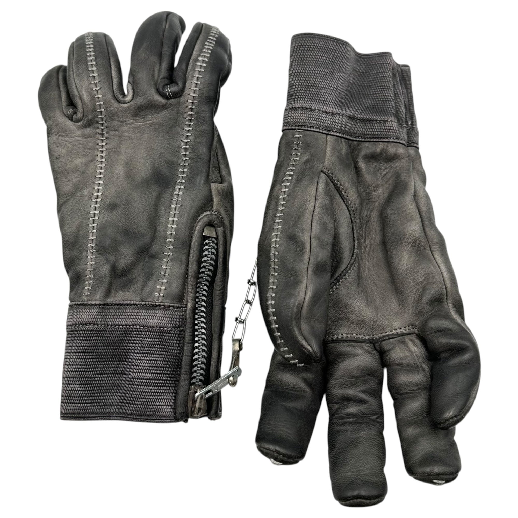 D.HYGEN(ディーハイゲン) Horse Leather Overlock Gloves ホースレザー