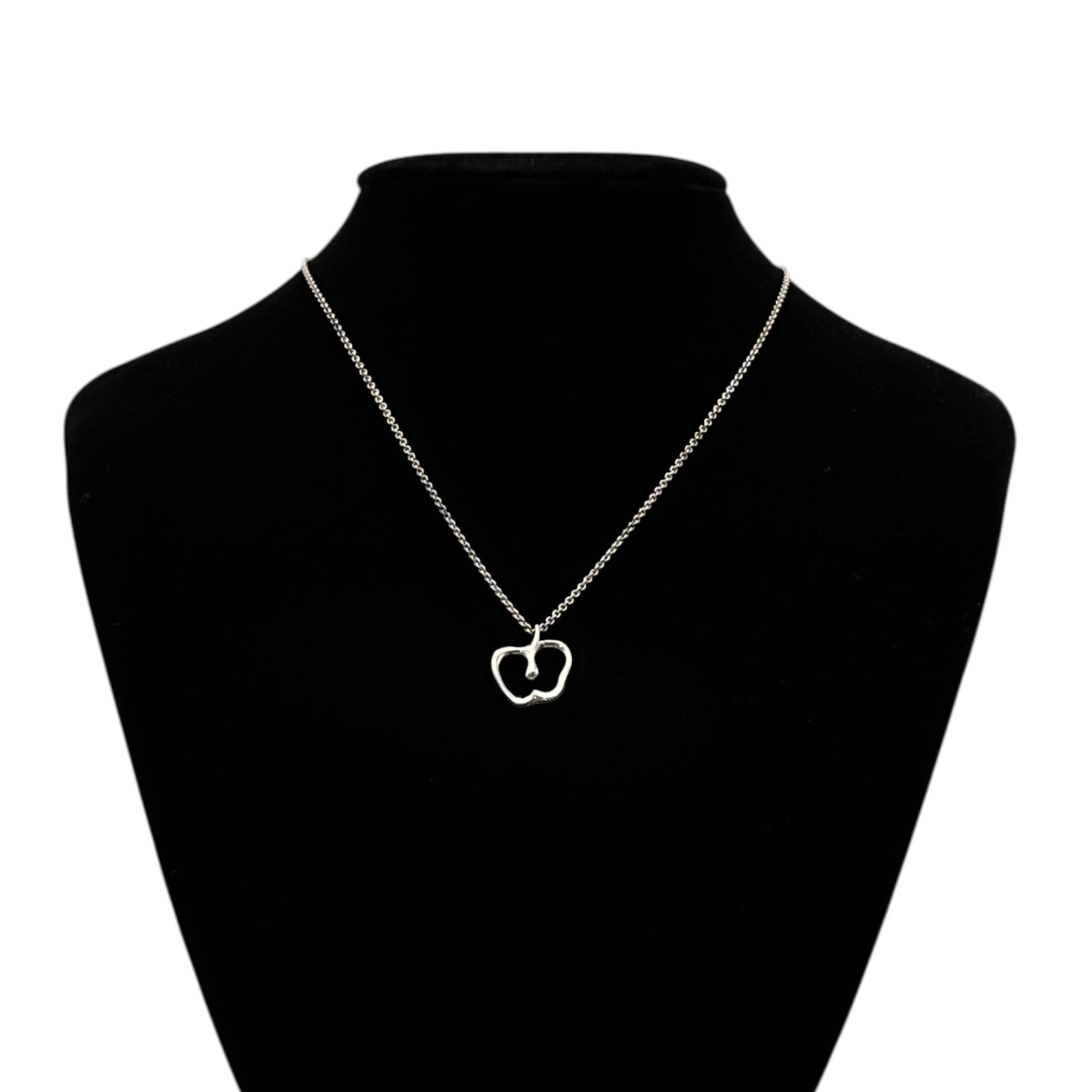 TIFFANY & CO.(ティファニー) Apple Frame Top Necklace アップル