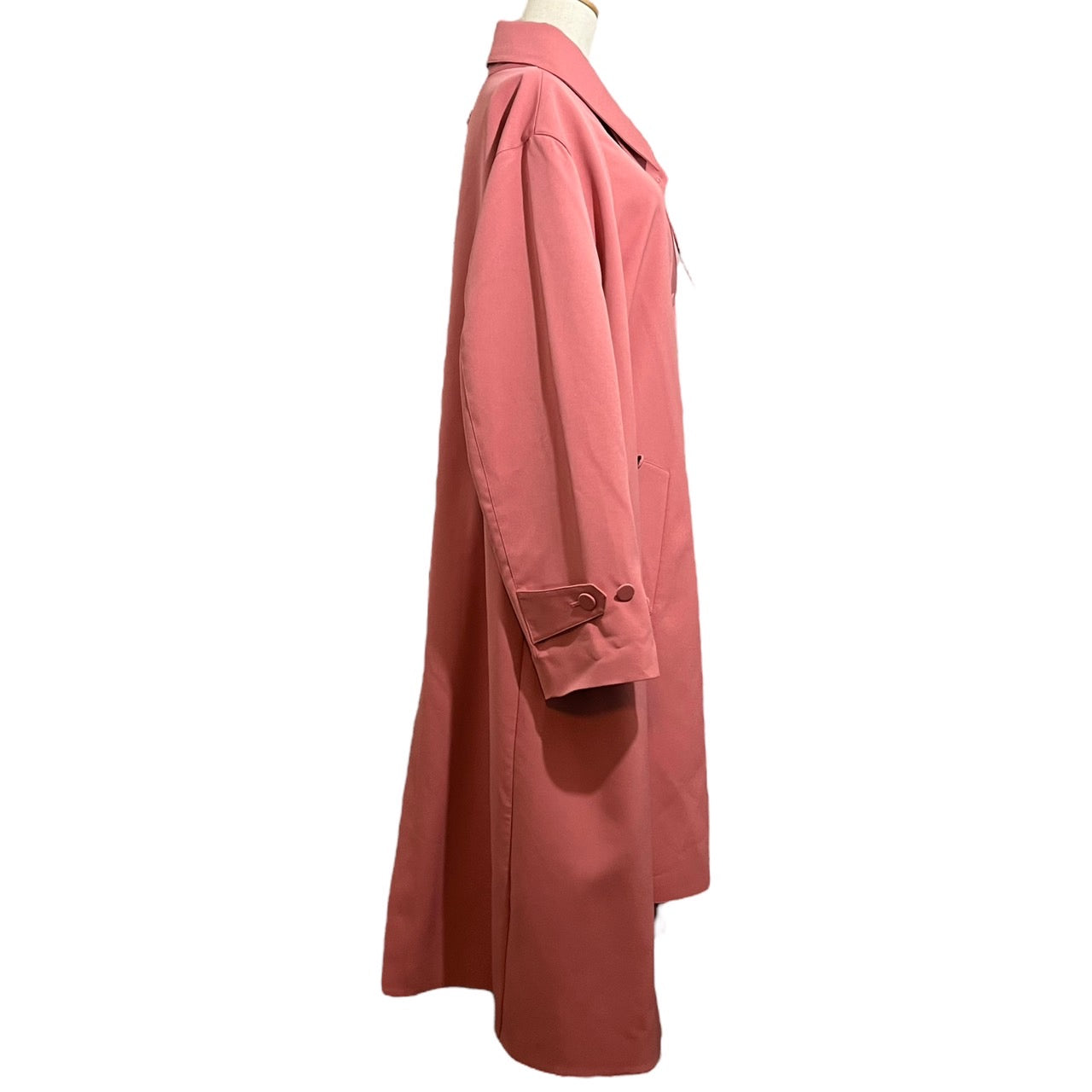 Rokh(ロク) layered double breasted long coat/レイヤードダブルブレストロングコート 00000136681446 SIZE S ピンク