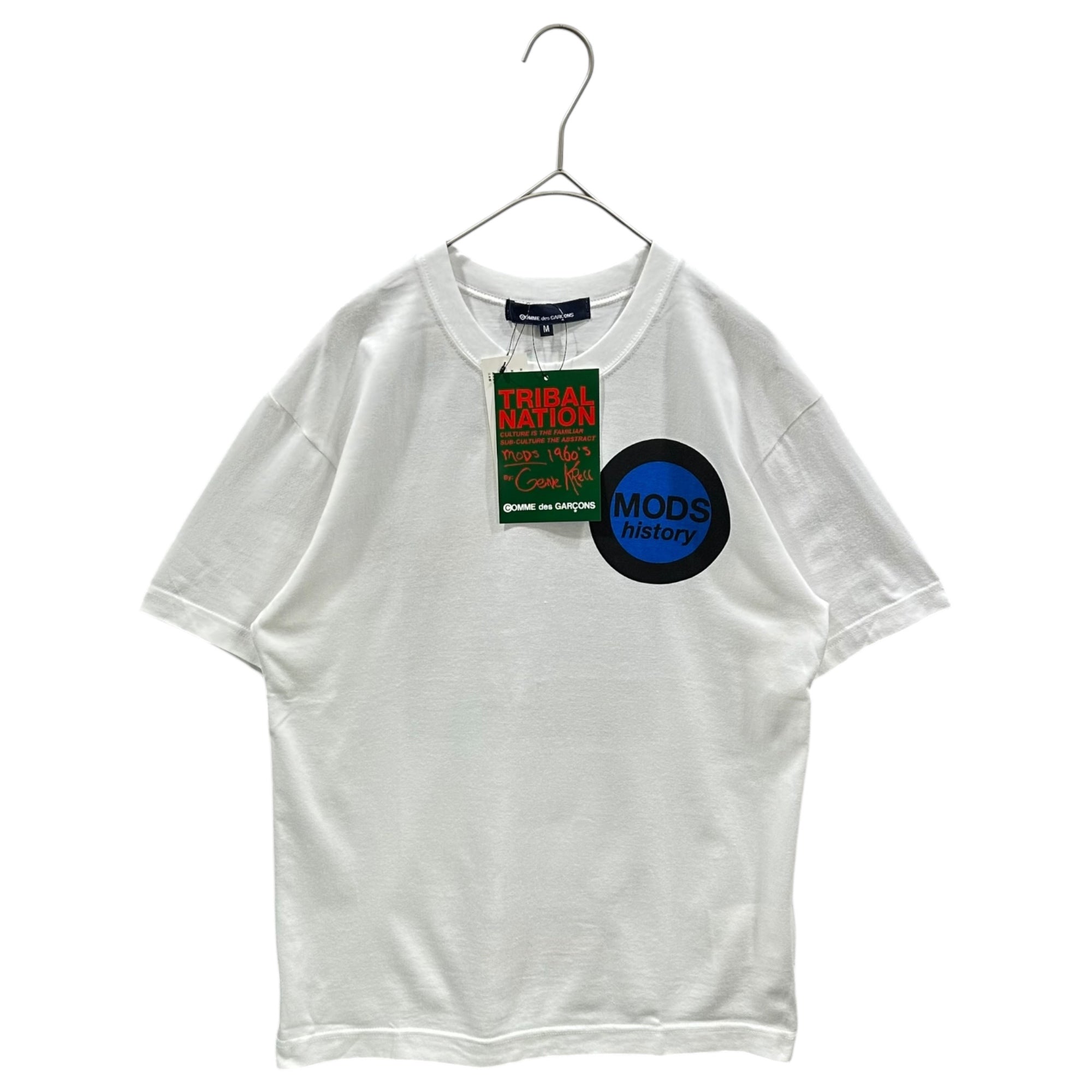 COMME des GARCONS(コムデギャルソン) 2002AW ”Gene Krell” MODS 1960's Tee 青山限定 ジーンクレール モッズ Tシャツ KG-T001 M ホワイト AD2002 00's