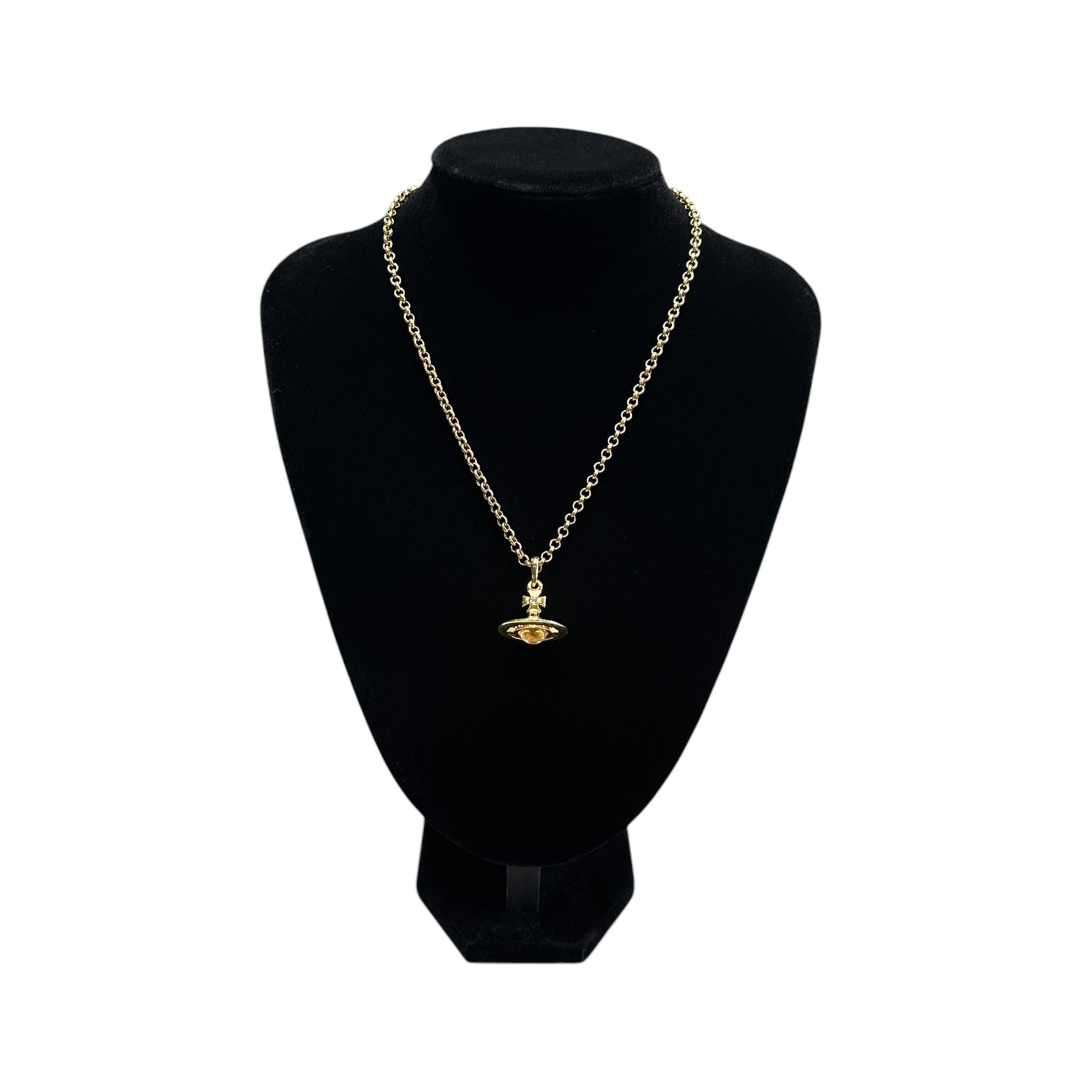 Vivienne Westwood(ヴィヴィアンウエストウッド) Orb Necklace オーブ ネックレス ゴールド×クリア
