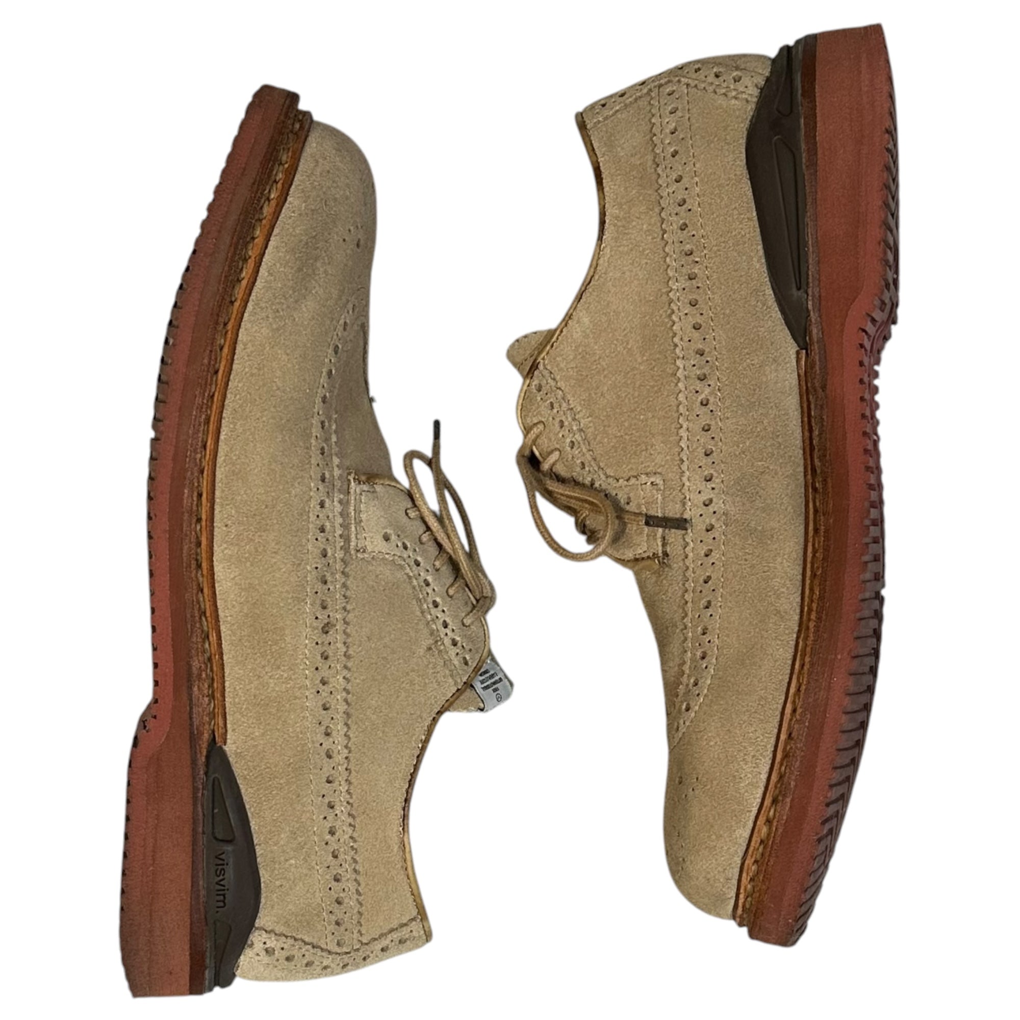 VISVIM(ビズビム/ヴィズヴィム) 2011AW PATRICIAN WT-FOLK SAND パトリシアン ウィングチップ フォルク 316078 US9(27.0cm程度) ベージュ オックスフォード シューズ スウェード