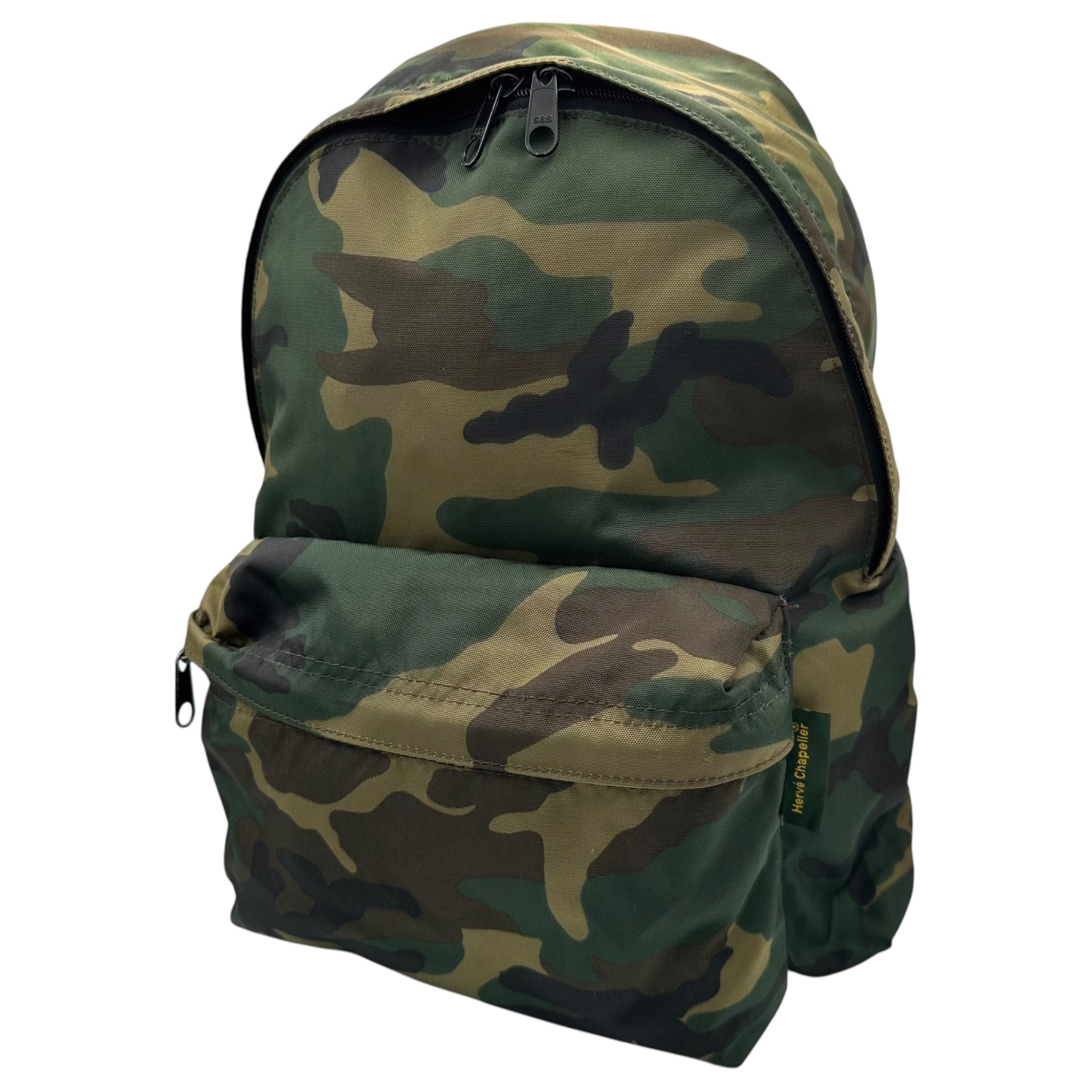 Herve Chapelier(エルベシャプリエ) Camouflage Nylon Daypack カモフラ ナイロン デイパック リュック 978NW-WOO カーキ