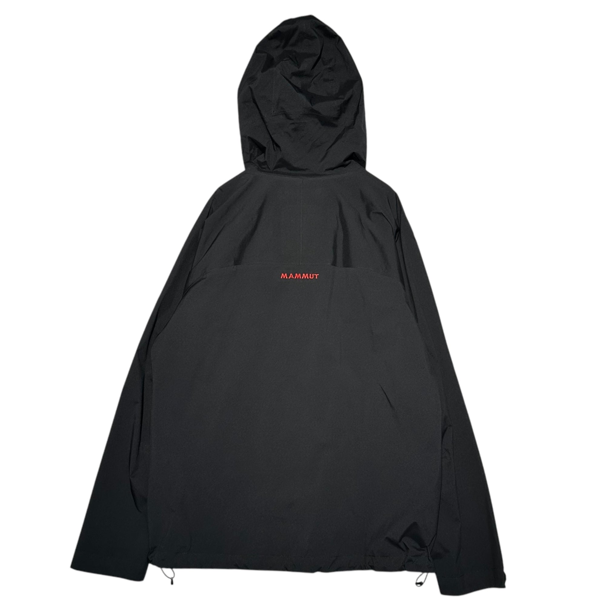 MAMMUT(マムート) Microlayer HS Hooded Jacket マイクロレイヤー ハードシェル フーデッド ジャケット 1010-29260 XS ブラック×レッド