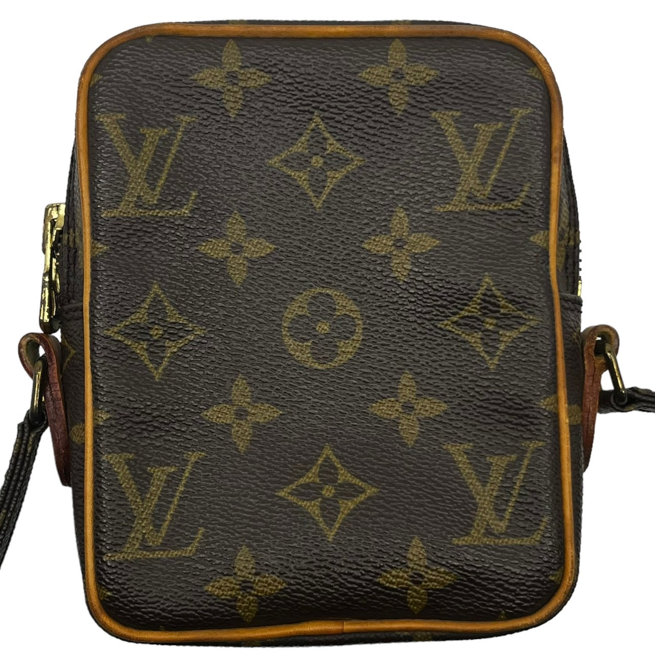 LOUIS VUITTON(ルイヴィトン) 89's mini danube/ミニダヌーブ/ポシェット/ポーチ/80s/VINTAGE/ヴィンテージ M45268 ブラウン 製造番号：8907SL