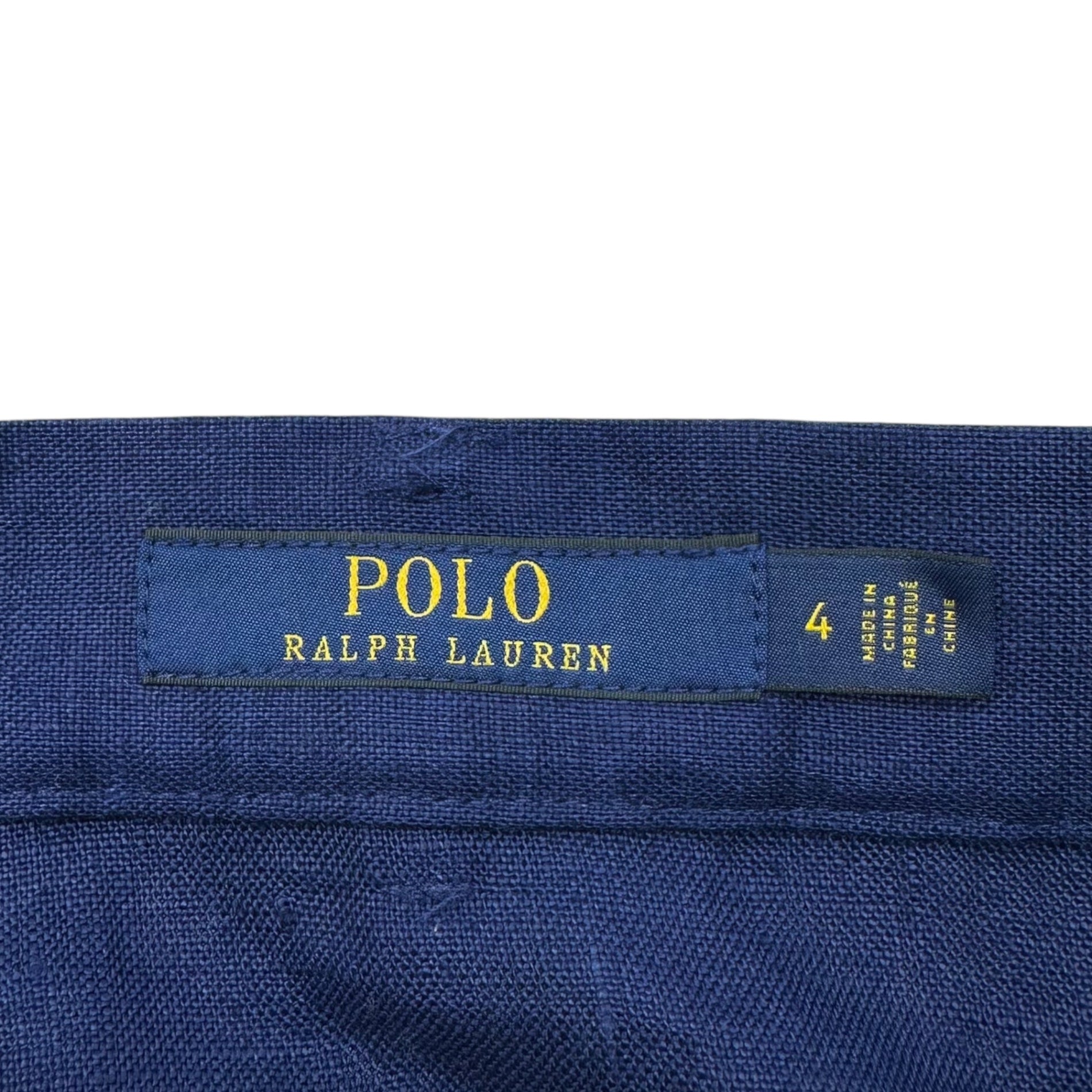 POLO RALPH LAUREN(ポロラルフローレン) Front button linen long skirt フロントボタン リネン ロング スカート 0200011323 4(160cm) ブルー