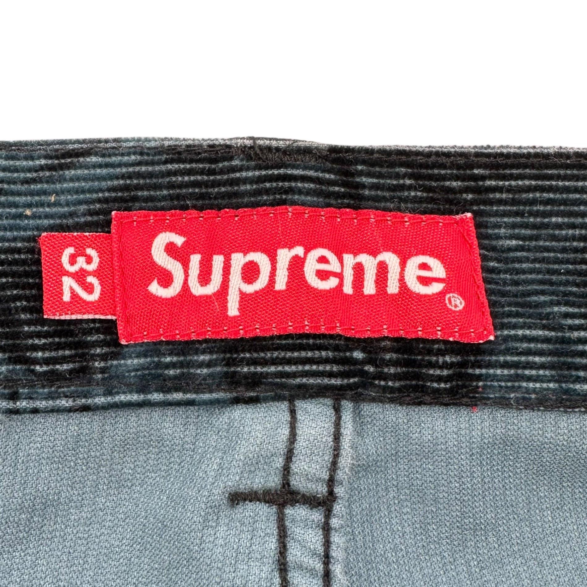 SUPREME(シュプリーム) 18SS Vibrations Corduroy Pants バイブレーション コーデュロイ パンツ 32 ブルー×ブラック