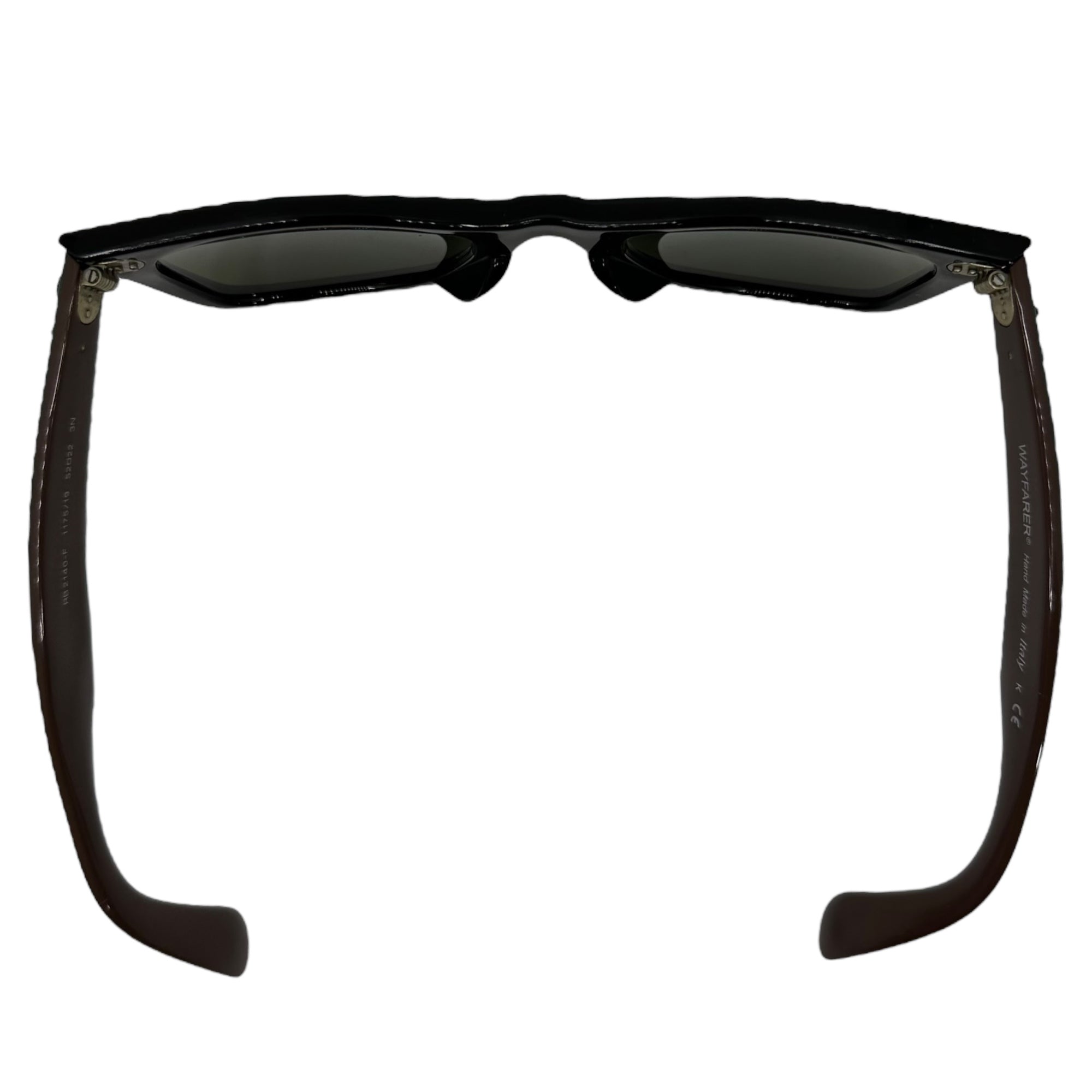 Ray-Ban(レイバン) ORIGINAL WAYFARER CLASSIC ウェイファーラー サングラス RB2140-F 52□22 ブラック×グリーン イタリア製 ボストン ミラーレンズ