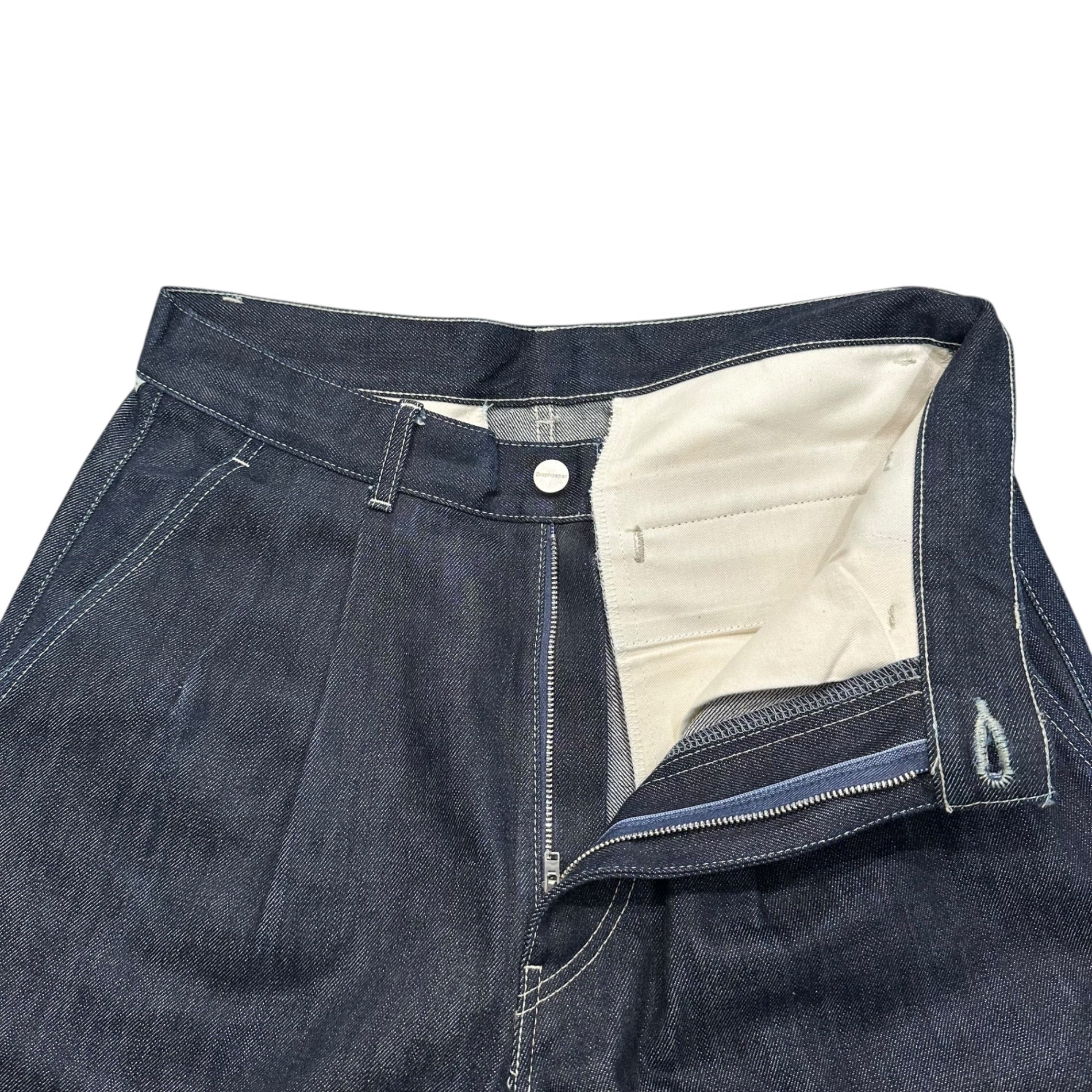Graphpaper(グラフペーパー) 25SS Selvage Denim Two Tuck Pants