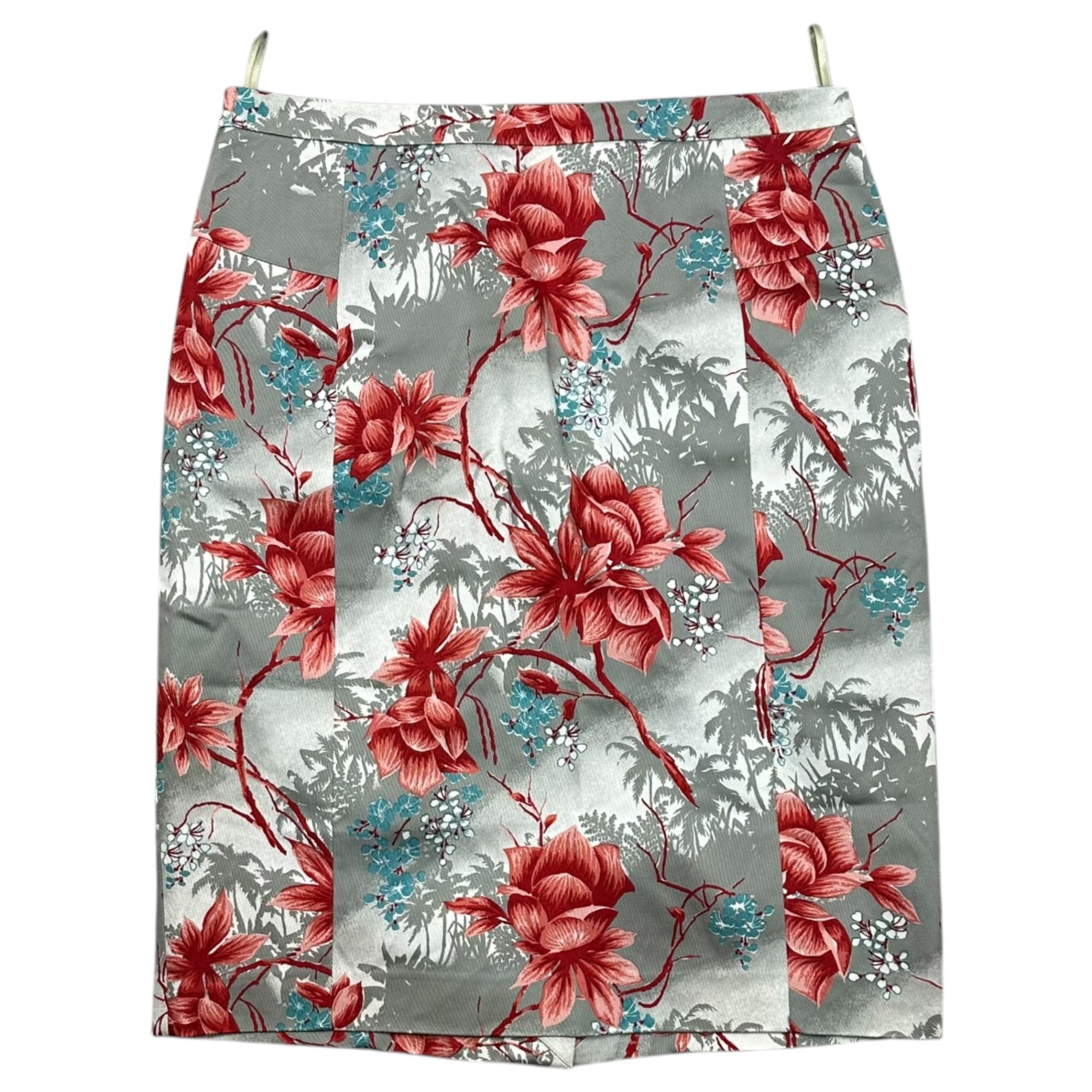 ETRO(エトロ) Old Floral Print Set Up オールド 花柄 プリント セットアップ 46 グレー×レッド