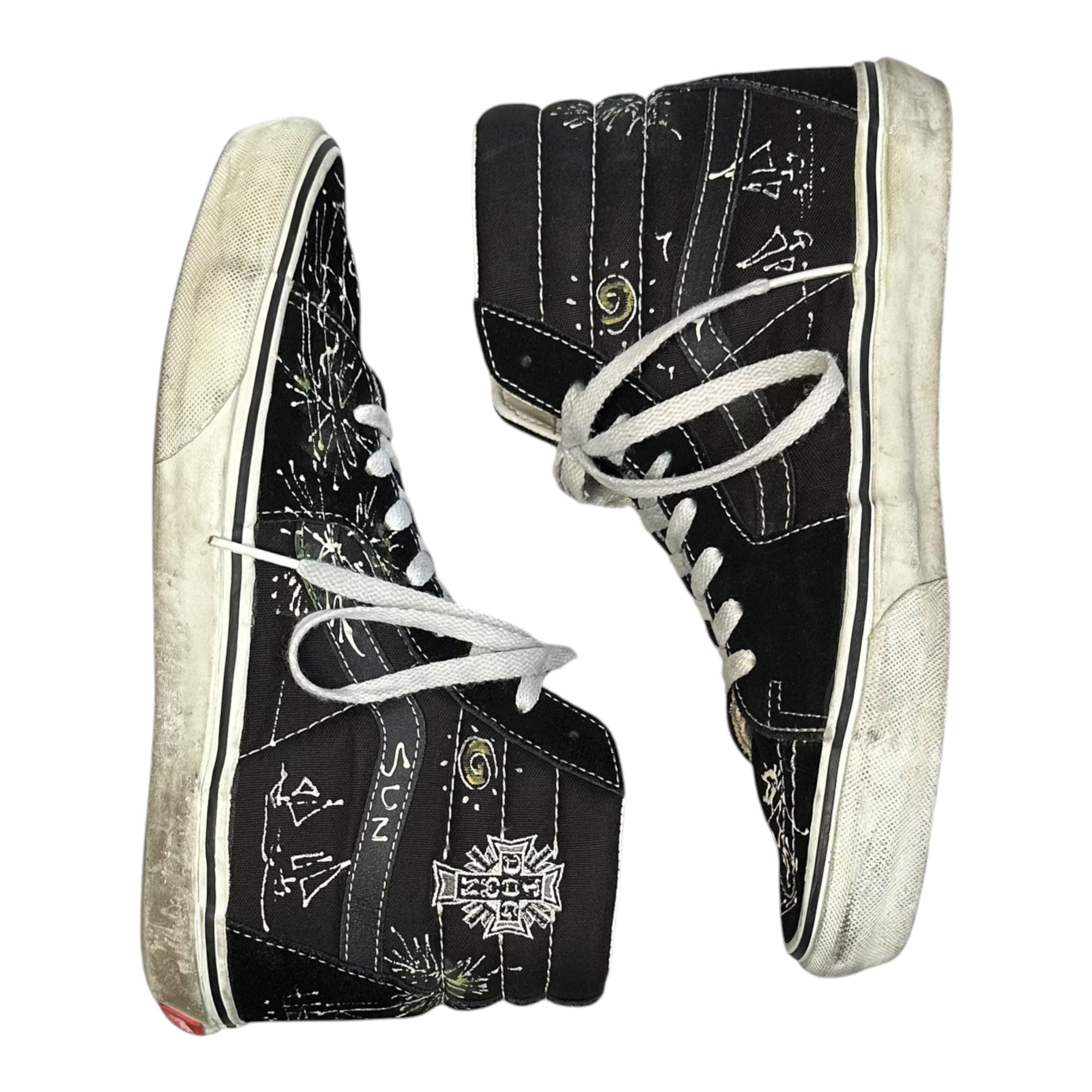 VANS×DOGTOWN(バンズ×ドッグタウン) 2000’s SK8 HI スケート ハイ US 8(26cm) ブラック ハイカット スニーカー