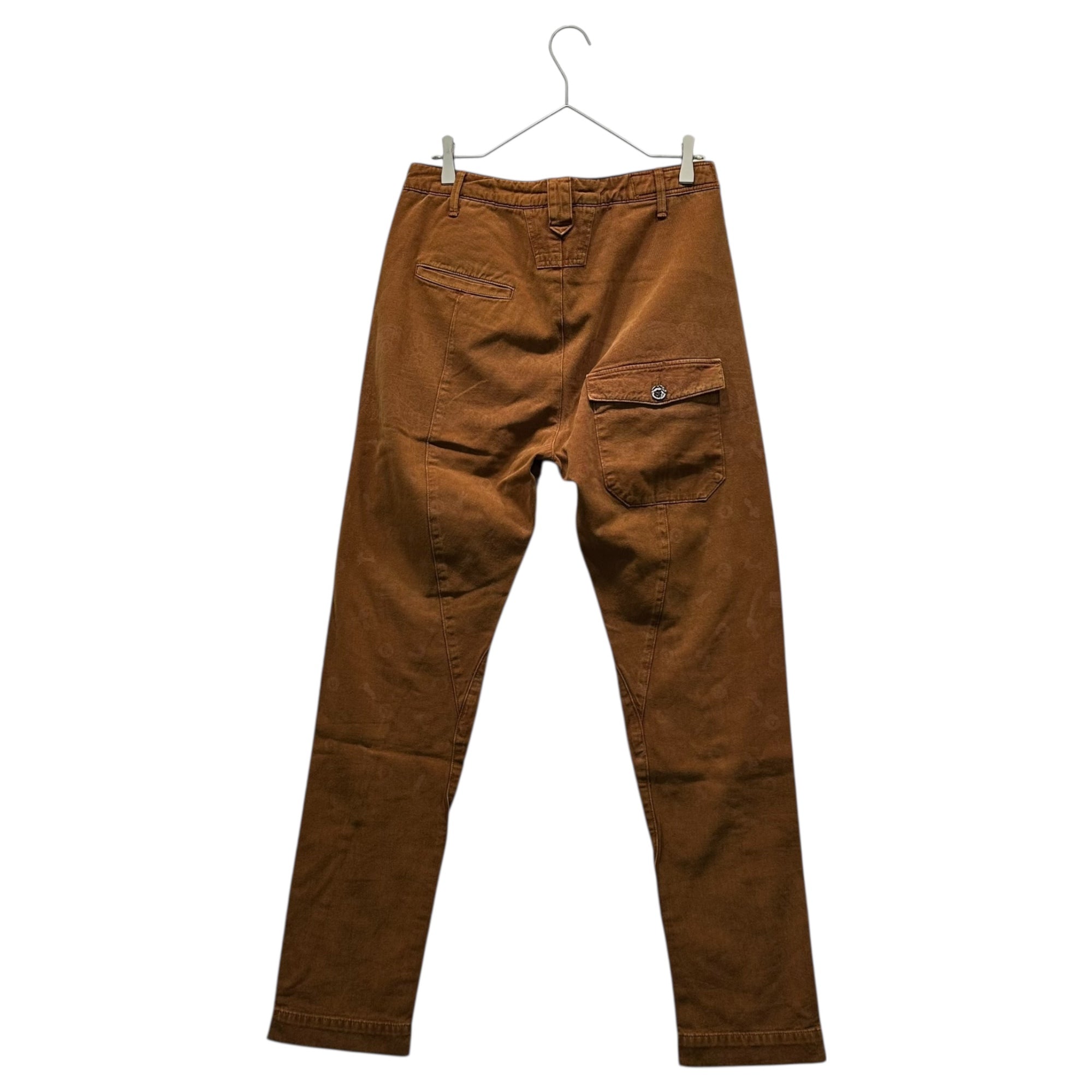 MARITHE FRANCOIS GIRBAUD(マリテフランソワジルボー) 00's Graphic Print Cargo Pocket Pants グラフィック プリント カーゴ ポケット パンツ M5-2015 M ブラウン Y2K