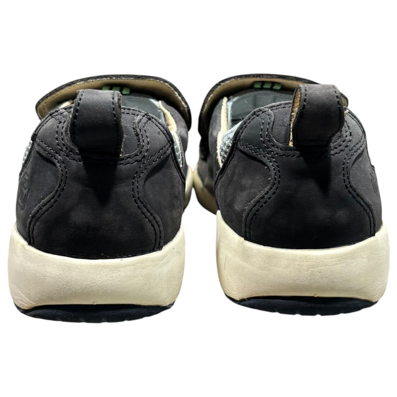 VISVIM × GOODENOUGH(ヴィズヴィム × グッドイナフ) 01AW TWONBLY Nubuck Leather Slip-Ons トンブリー ヌバック レザー スリッポン G001-01 9(27.0cm程度) ブラック