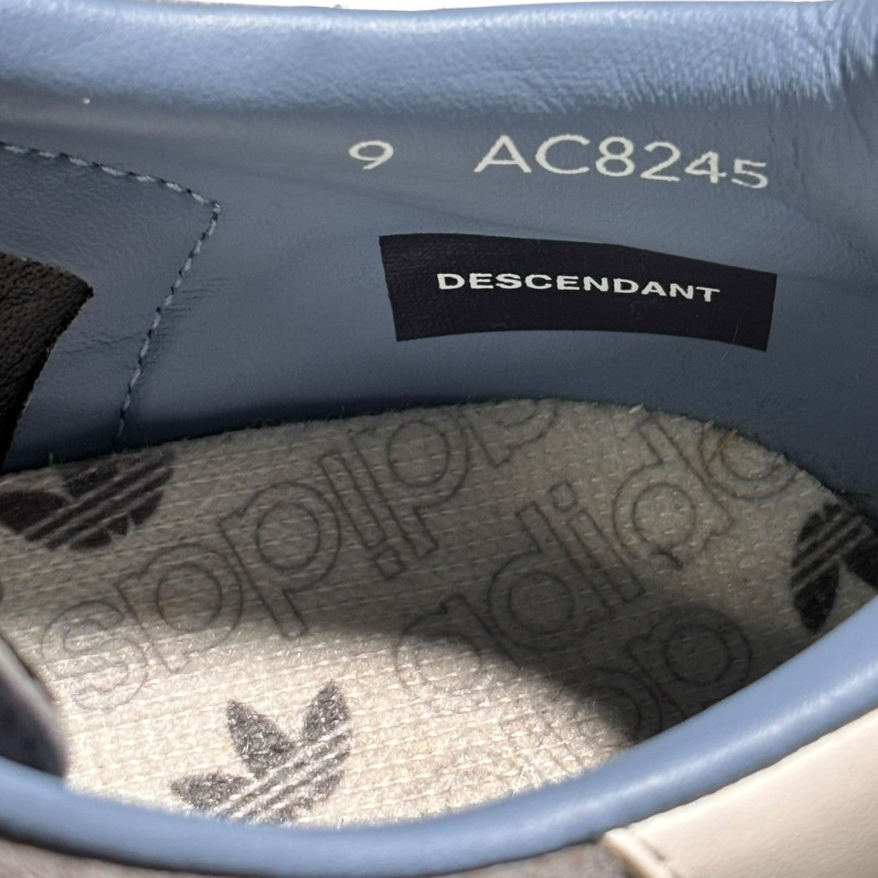 adidas × descendant(アディダス × ディッセンダント) CAMPUS キャンパス ローカット スニーカー AC8245 27.5cm グレー