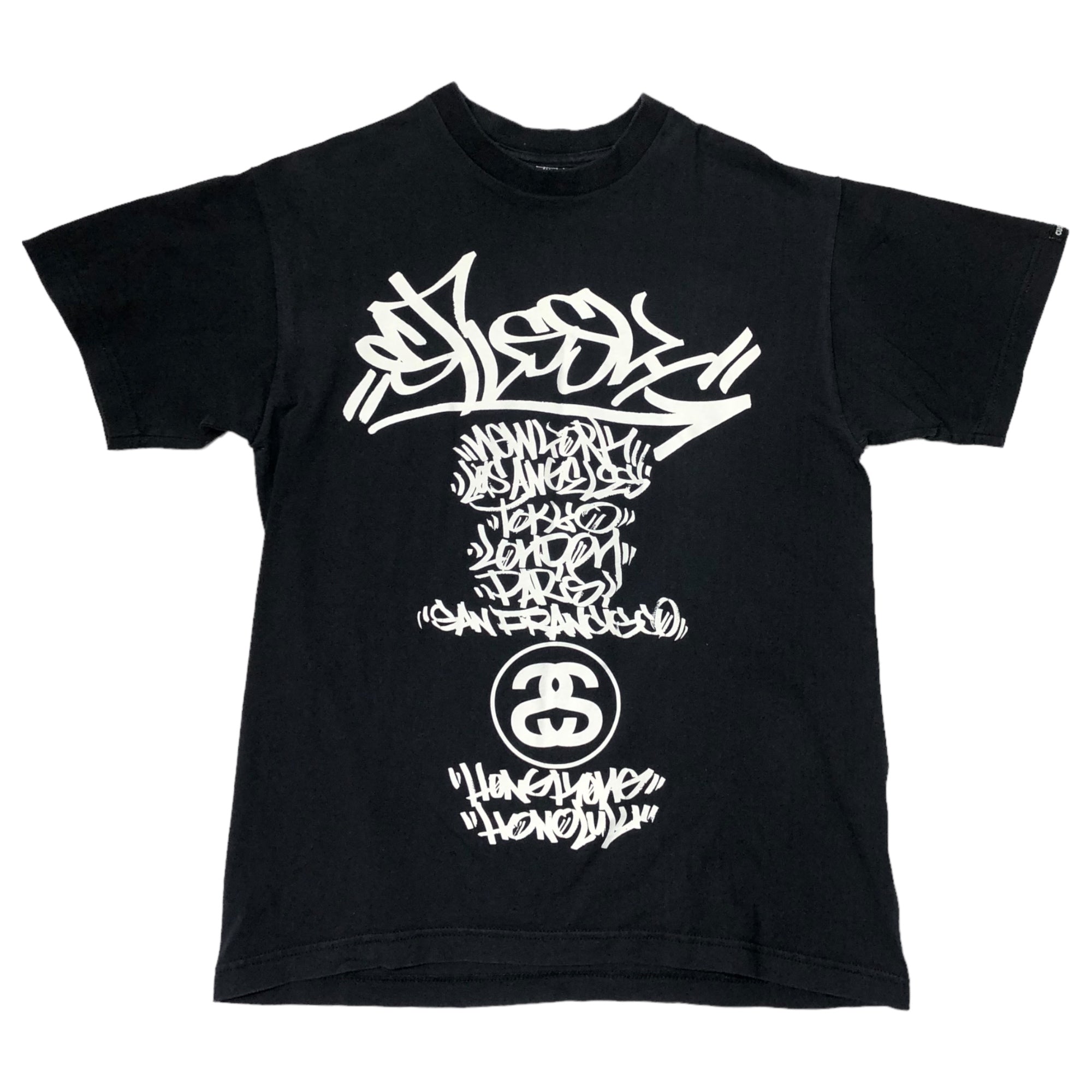 STUSSY(ステューシー) 90's~00's VINTAGE world tour 筆記体 Tシャツ ...