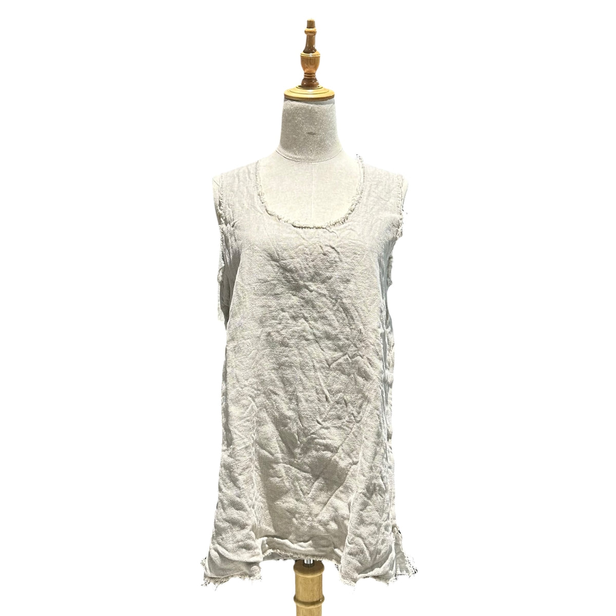 COMME des GARCONS(コムデギャルソン) 2026SS Side-zip linen vest サイドジップ リネン ベスト GQ-B016 S ベージュ AD2025