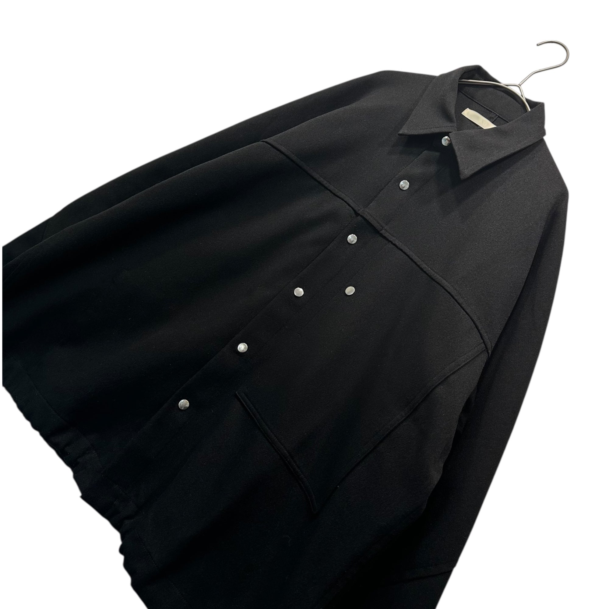 ANEI(アーネイ) 22AW ACTIVE SHIRT アクティブ シャツ ドローコード AN0222-S1101 2(M程度) ブラック