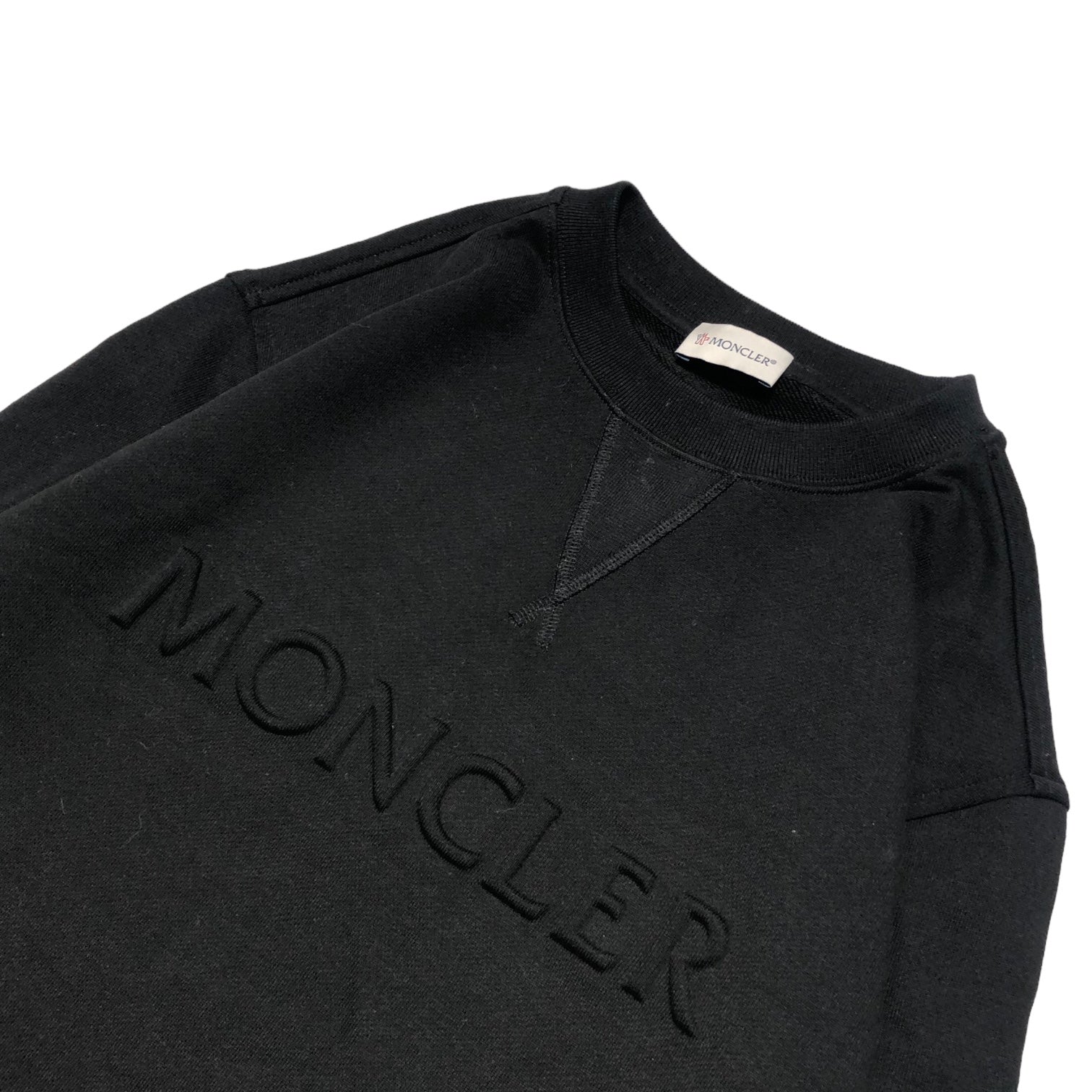 MONCLER(モンクレール) 23AW FELPA GIROCOLLO クルーネック ロゴ スウェット I10918G00027 899W