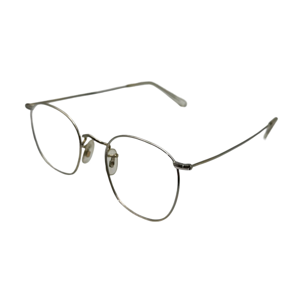 SAVILE ROW(サヴィル ロウ) 1970’s 14KT metal frame glasses GF メタル フレーム メガネ シルバー 眼鏡 70年代 ヴィンテージ