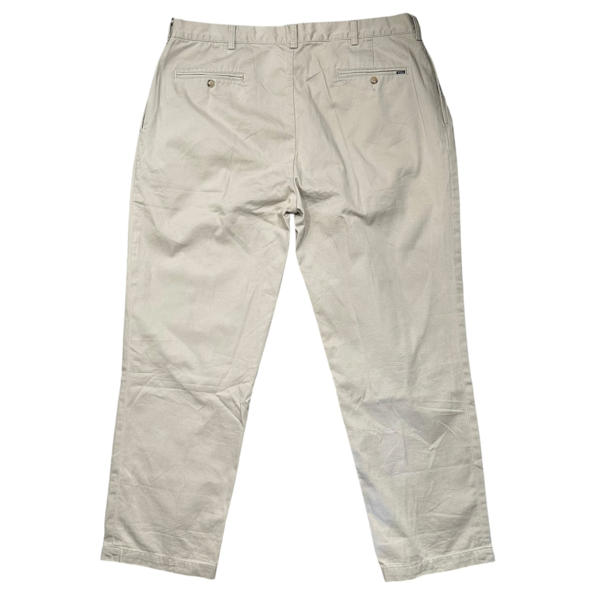 POLO RALPH LAUREN(ポロラルフローレン) W-pleated chino trousers 2タック チノ トラウザー W38 ベージュ パンツ ポロチノ