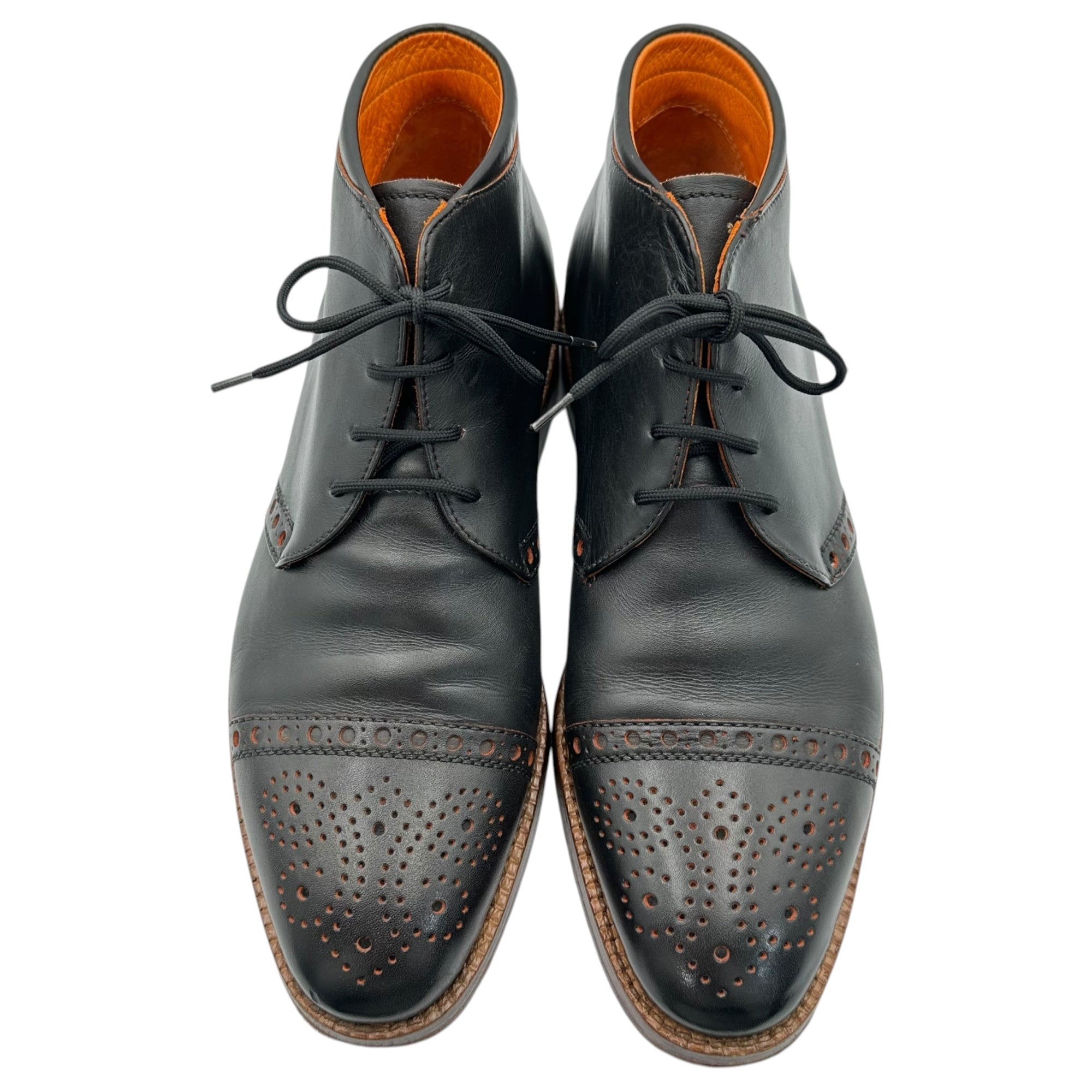 HEINRICH DINKELACKER(ハインリッヒディンケラッカー) Luzern Stiefelette Indiana Calf ルツェルン インディアナ カーフ チャッカブ 5802 UK6 1/2(25.5~26cm程度) ブラック チャッカー ブーツ 牛革 革靴 JR社ソール