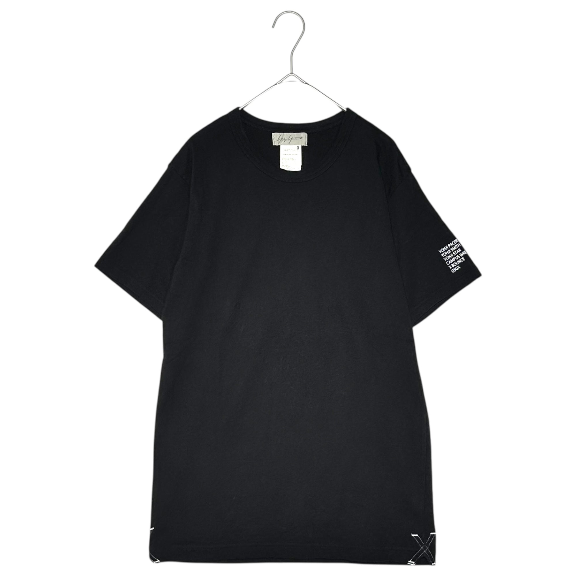 YOHJI YAMAMOTO(ヨウジヤマモト) Adidas Collaboration 10th Anniversary T-shirt アディダス コラボ 10周年 Tシャツ HP-T90-099 3(L程度) ブラック