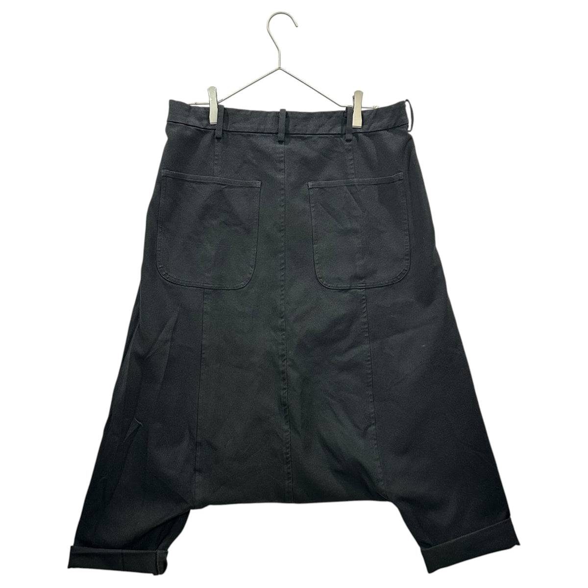 BLACK COMME des GARCONS(ブラックコムデギャルソン) 2009SS Garment-Dyed Polyester Penguin Sarouel Pants 製品 染め エステル ペンギン サルエル パンツ 1C-P003 XS ブラック AD2008 00s アーカイブ