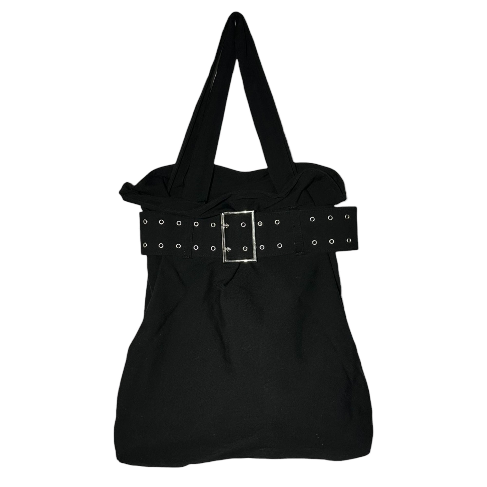 LIMI feu(リミフゥ) Belt Design Large Tote Bag ベルト デザイン ビッグ トート バッグ ブラック
