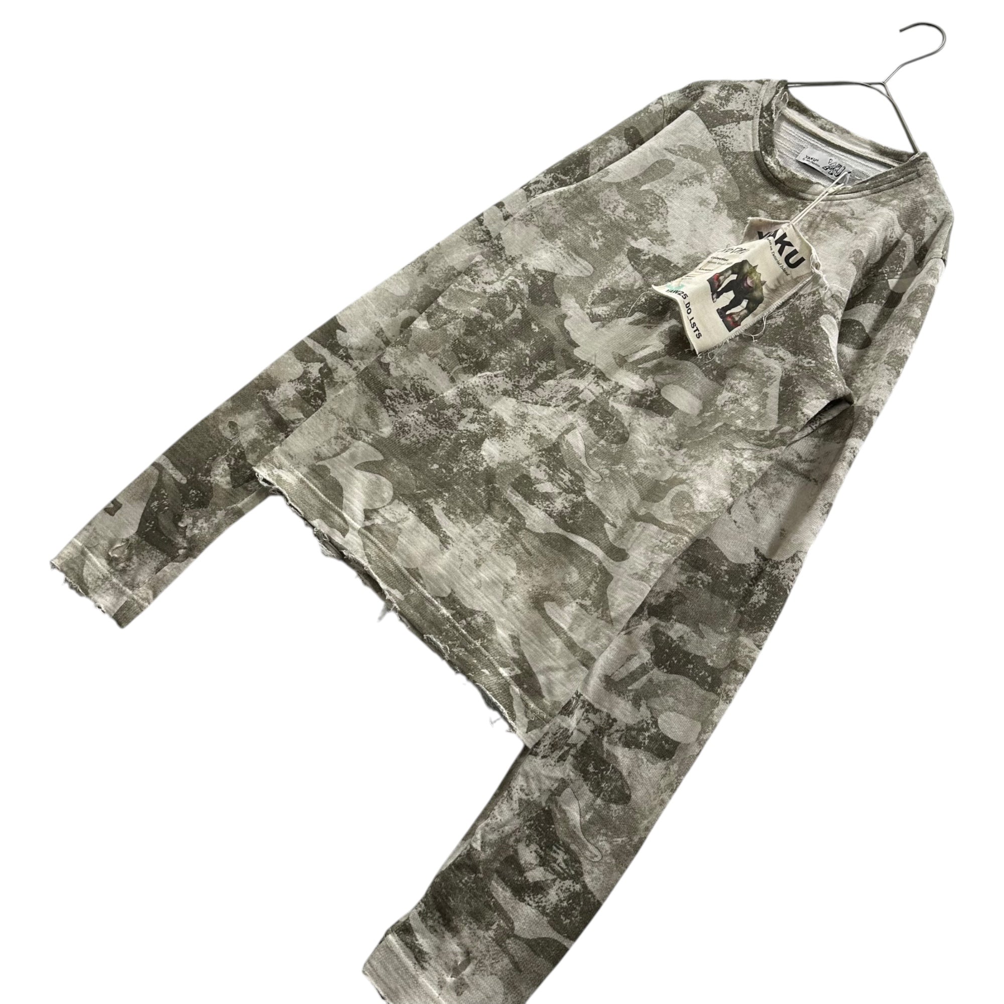 YAKU(ヤク) 2025AW Gaunt Longsleeve Top ガント 長袖 Tシャツ S カーキ カットソー 迷彩 カモ
