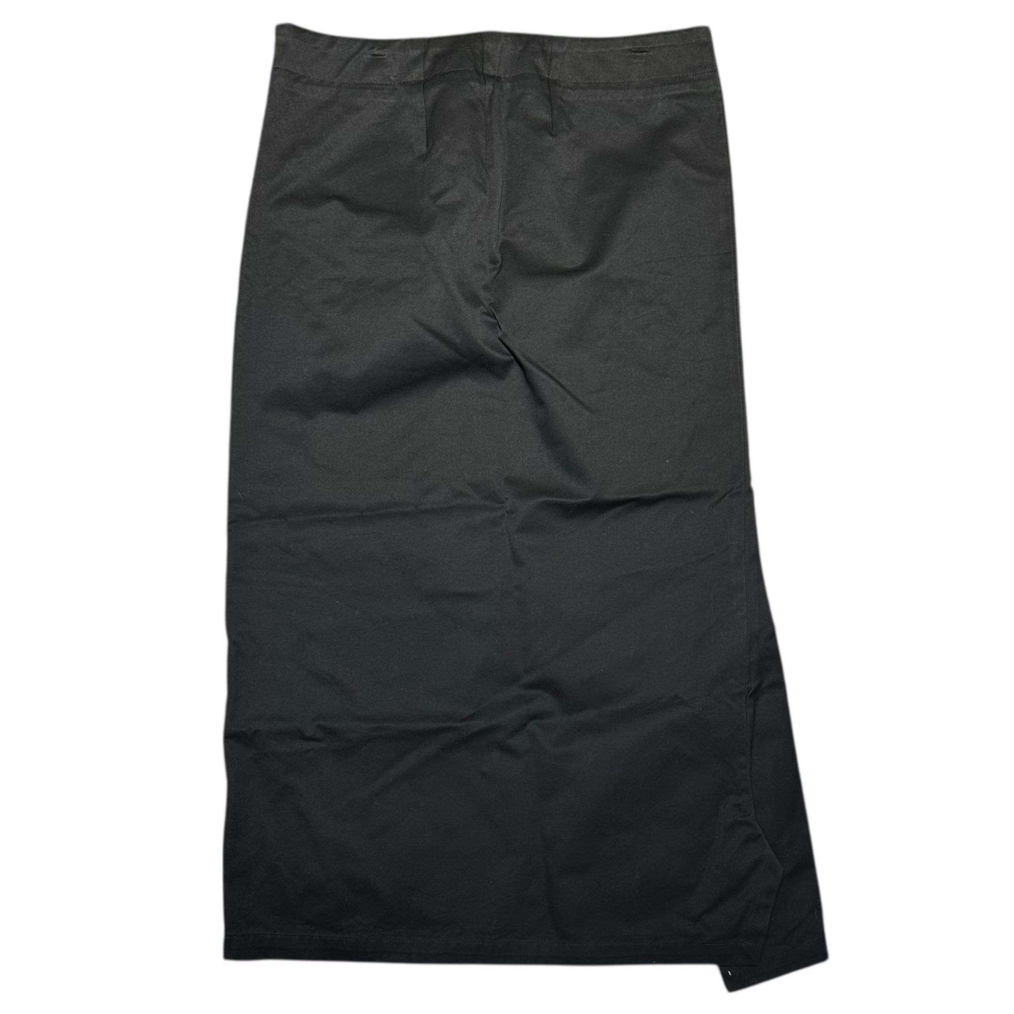 YOHJI YAMAMOTO(ヨウジヤマモト) Cotton Twill Long Tight Skirt コットン ツイル ロング タイトスカート FZ-S30-015 2(M程度) ブラック