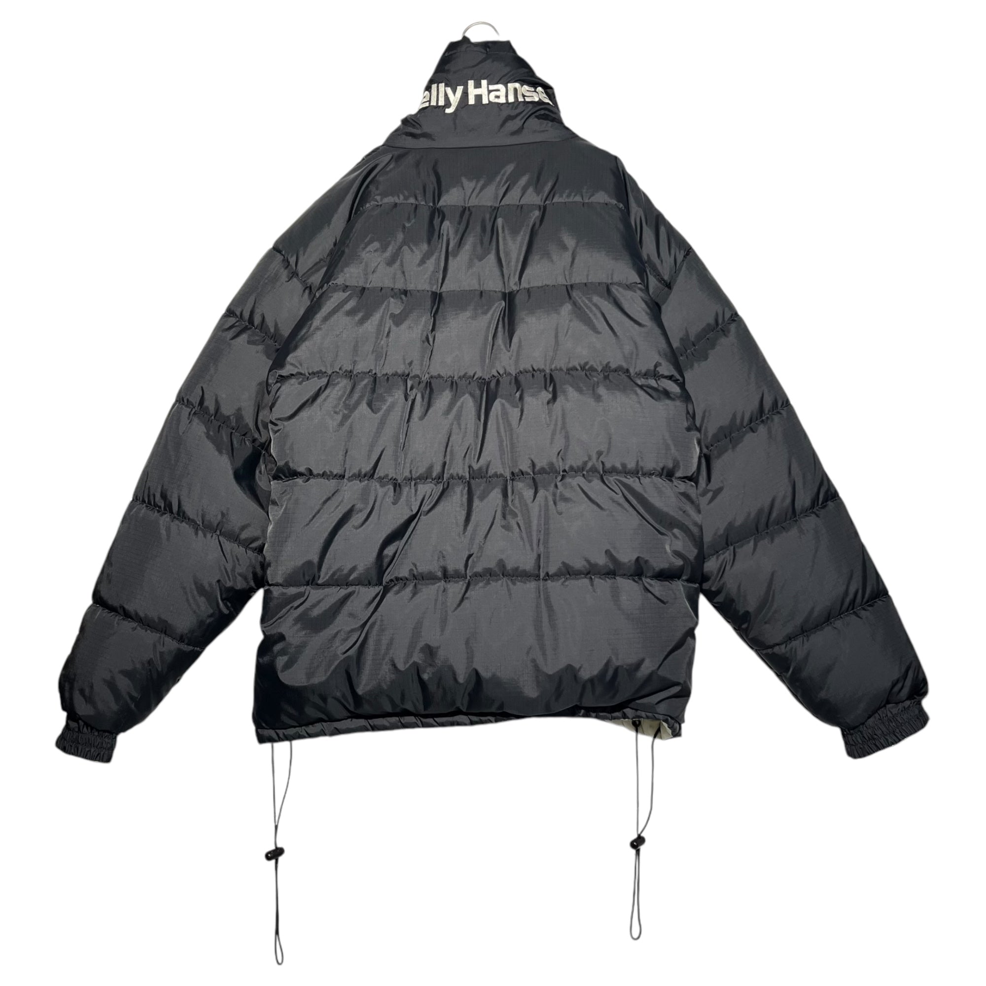 HELLY HANSEN(ヘリーハンセン) Reversible logo down jacket リバーシブル ロゴ ダウン ジャケット ZN19800 L ブラック×ホワイト