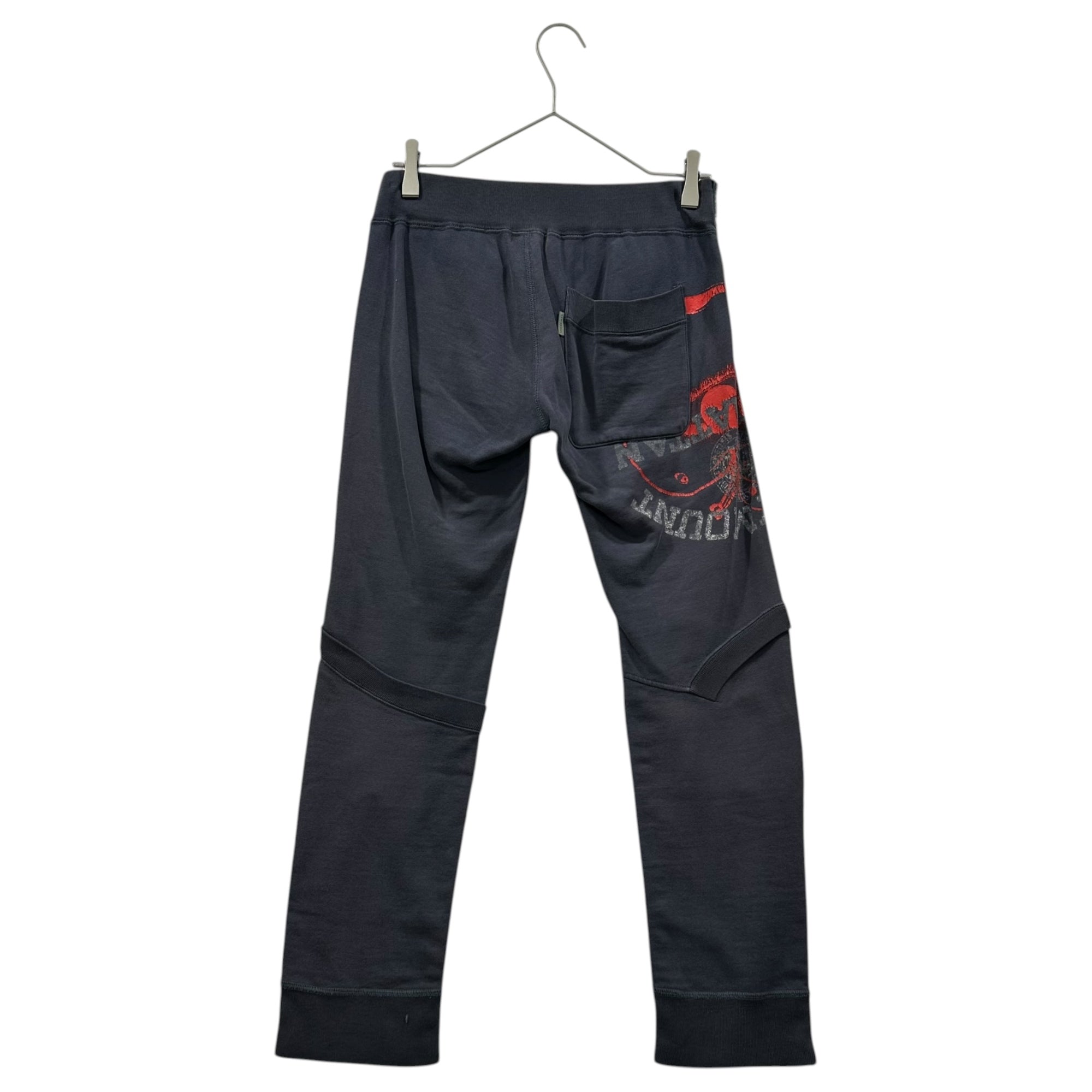 UNDERCOVER(アンダーカバー) 11SS Reworked Distressed Denim Sweat pants 再構築 ダメージ デニム スウェット パンツ G1516 1 ライトインディゴ×ネイビー ドッキング スキニー