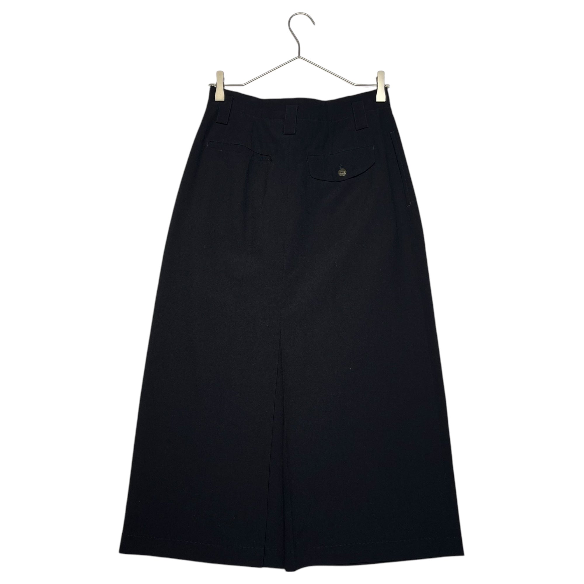 tricot COMME des GARCONS(トリココムデギャルソン) 80's vintage tuck wool skirt 80's ヴィンテージ タック ウール スカート 本人期 川久保玲 TS-11022M M ブラック AD1988