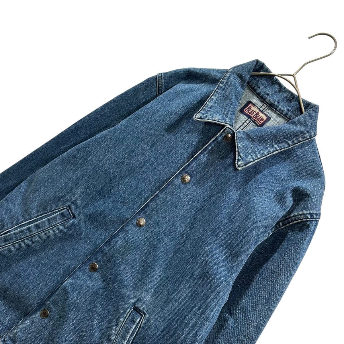 BLUE BLUE(ブルーブルー) Snap-Button Denim Shirt Jacket スナップ ボタン デニム シャツ ジャケット 700053-172 JK1583 1(S)  インディゴ