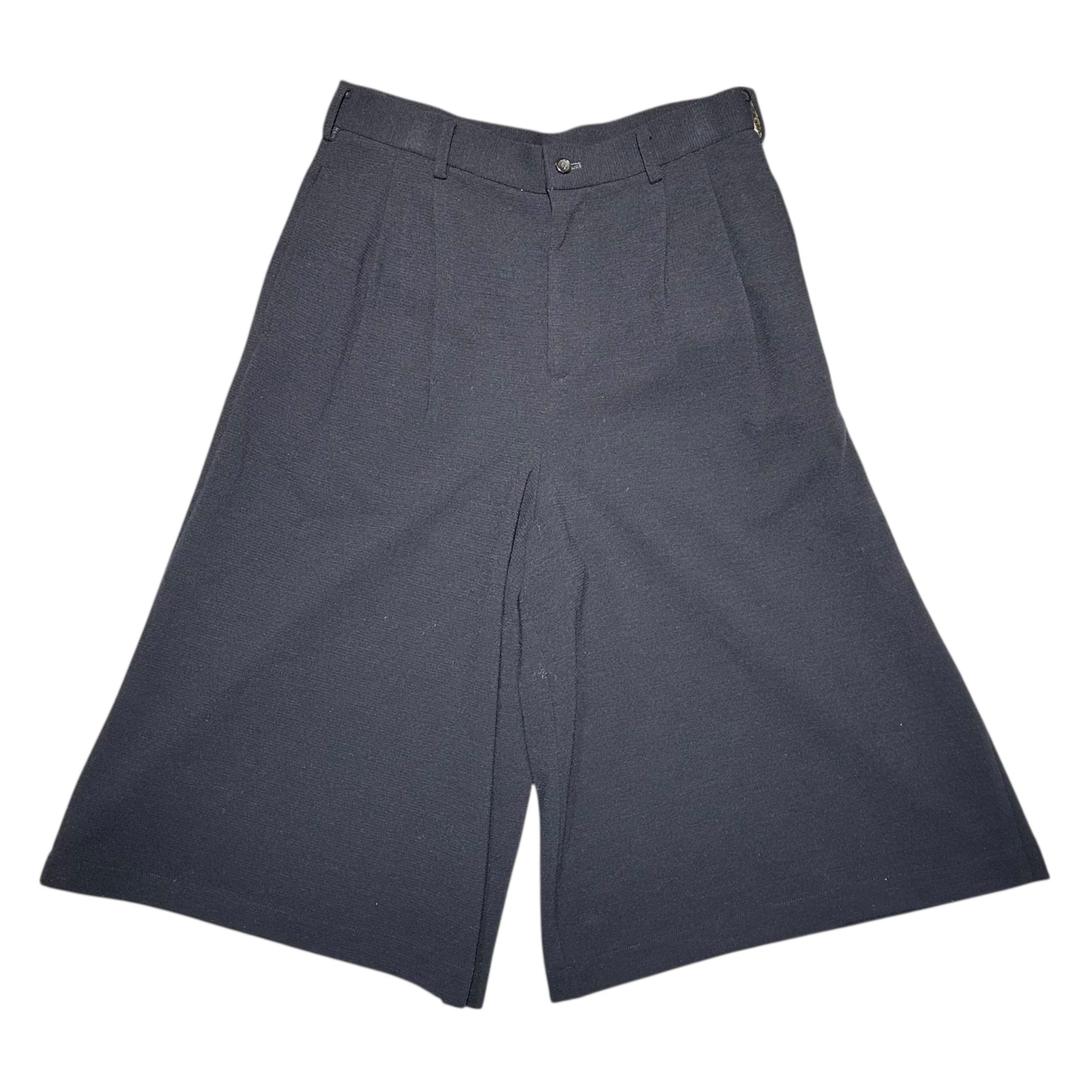 COMME des GARCONS COMME des GARCONS(コムデギャルソンコムデギャルソン) 14AW Stretch Wide Baggy Gaucho Shorts ストレッチ ワイド バギー ガウチョ ショーツ RN-S016 M ネイビー AD2014
