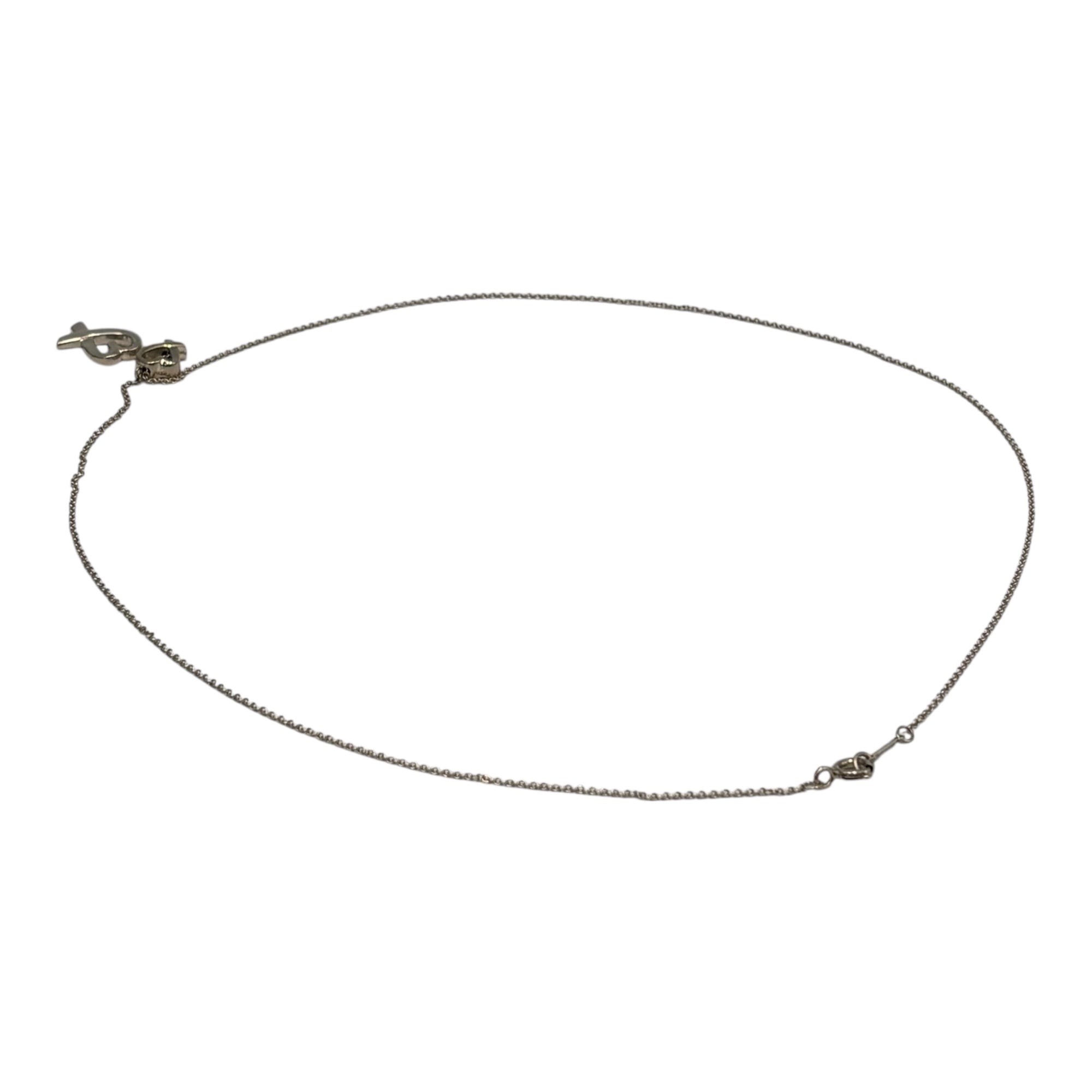 TIFFANY & CO.(ティファニー) Double Open Heart Lariat Elsa Peretti Necklace ダブル オープンハート ラリアット エルサペレッティ ネックレス  シルバー