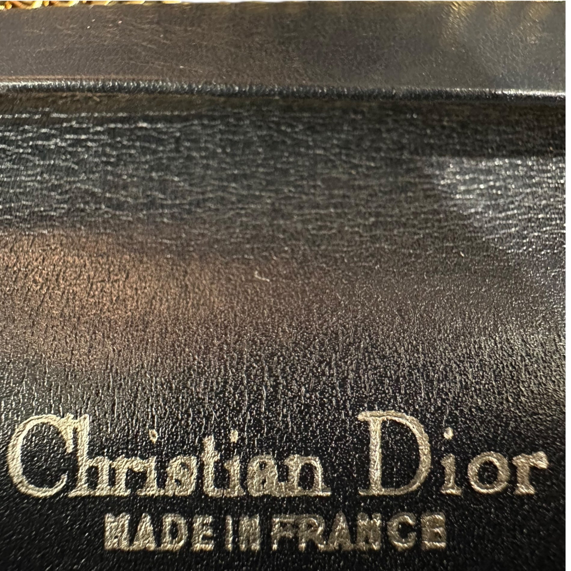 Christian Dior(クリスチャンディオール) 1970's Trotter Chain Shoulder Bag トロッター チェーン ショルダー バッグ ネイビー 70年代 ヴィンテージ