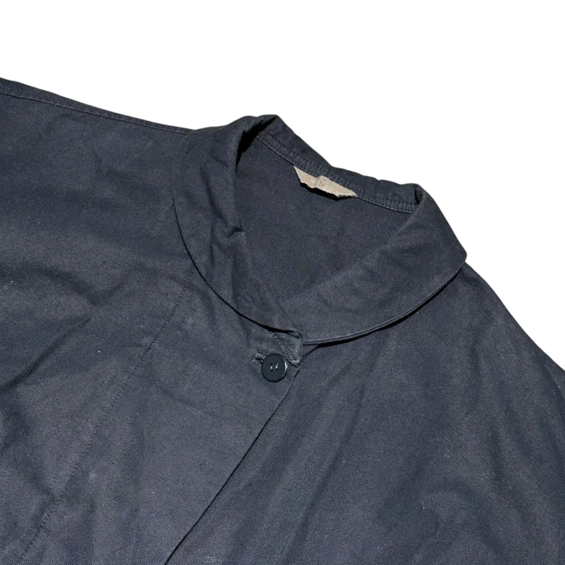 Y's(ワイズ) 70's Cotton 2 Pocket Pullover Shirt Dress コットン 2ポケット プルオーバー シャツ ワンピース FREE ブラック 70年代 ヴィンテージ アーカイブ