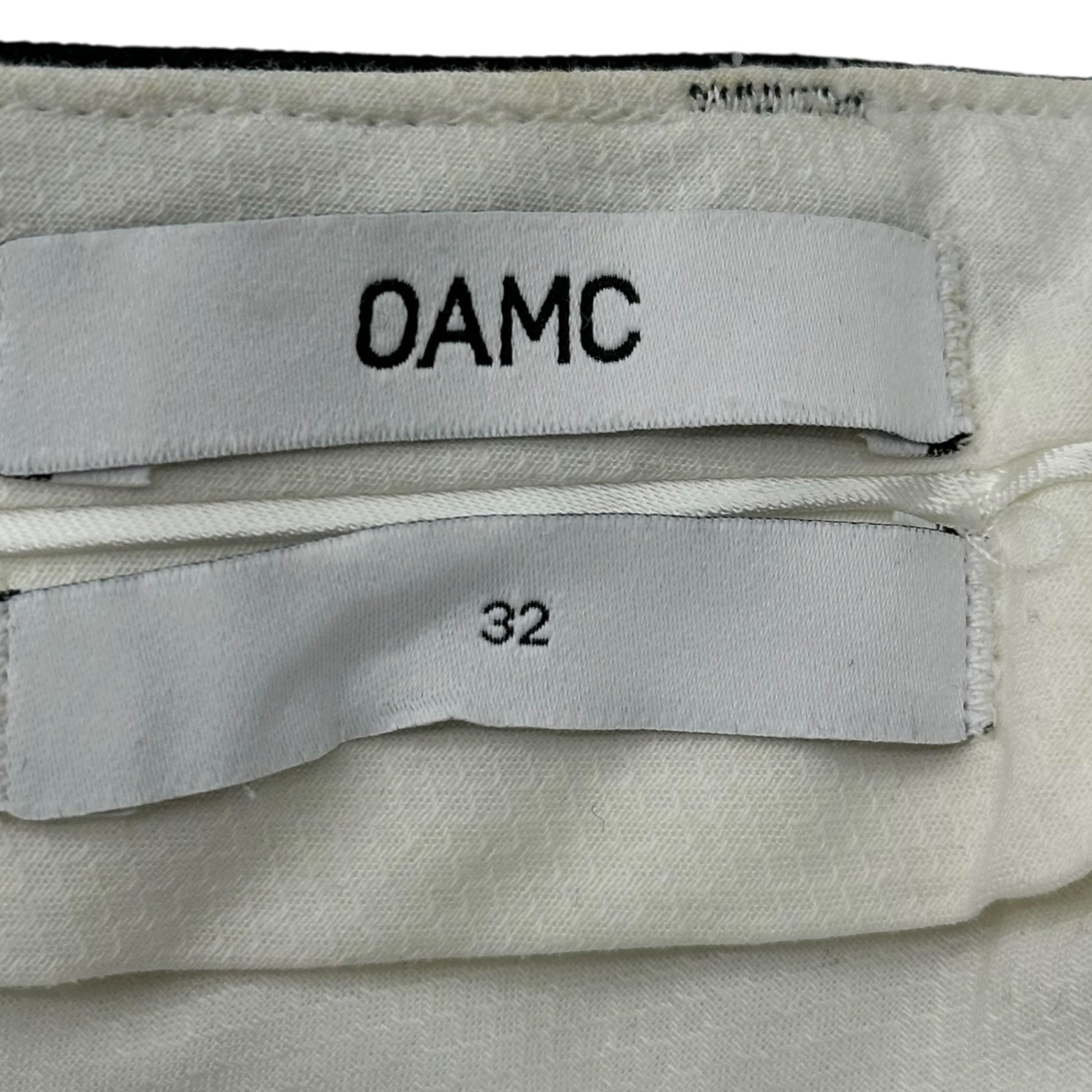 OAMC(オーエーエムシー) 15AW Center-pressed slacks センタープレス スラックス AW15 IO20730 32 ブラック