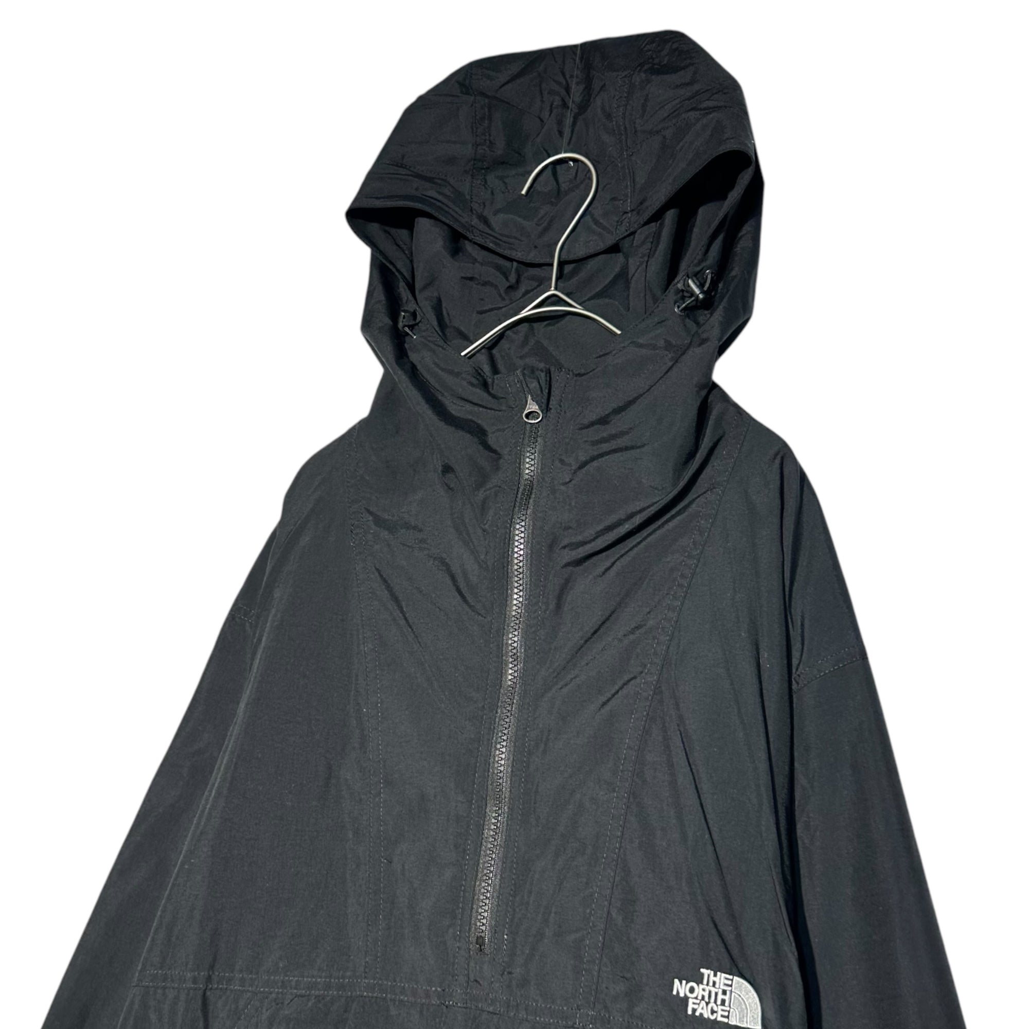 THE NORTH FACE(ノースフェイス) COMPACT ANORAK コンパクト アノラック NP22333 L ブラック パーカー ジャケット アウトドア