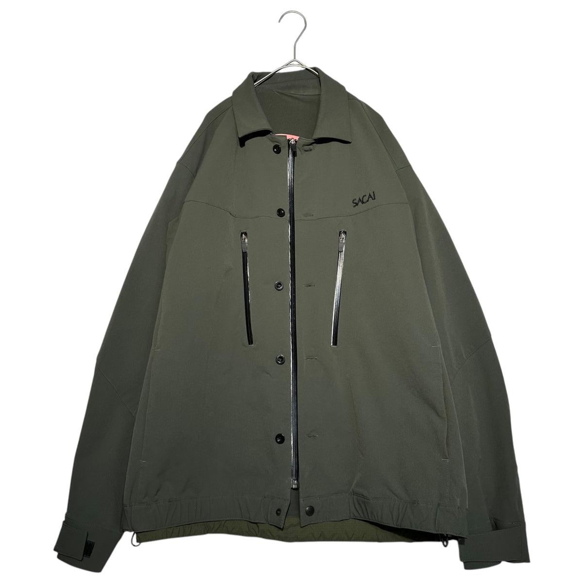 sacai(サカイ) 23AW Nylon Stretch Water-Repellent L/S Shirt 