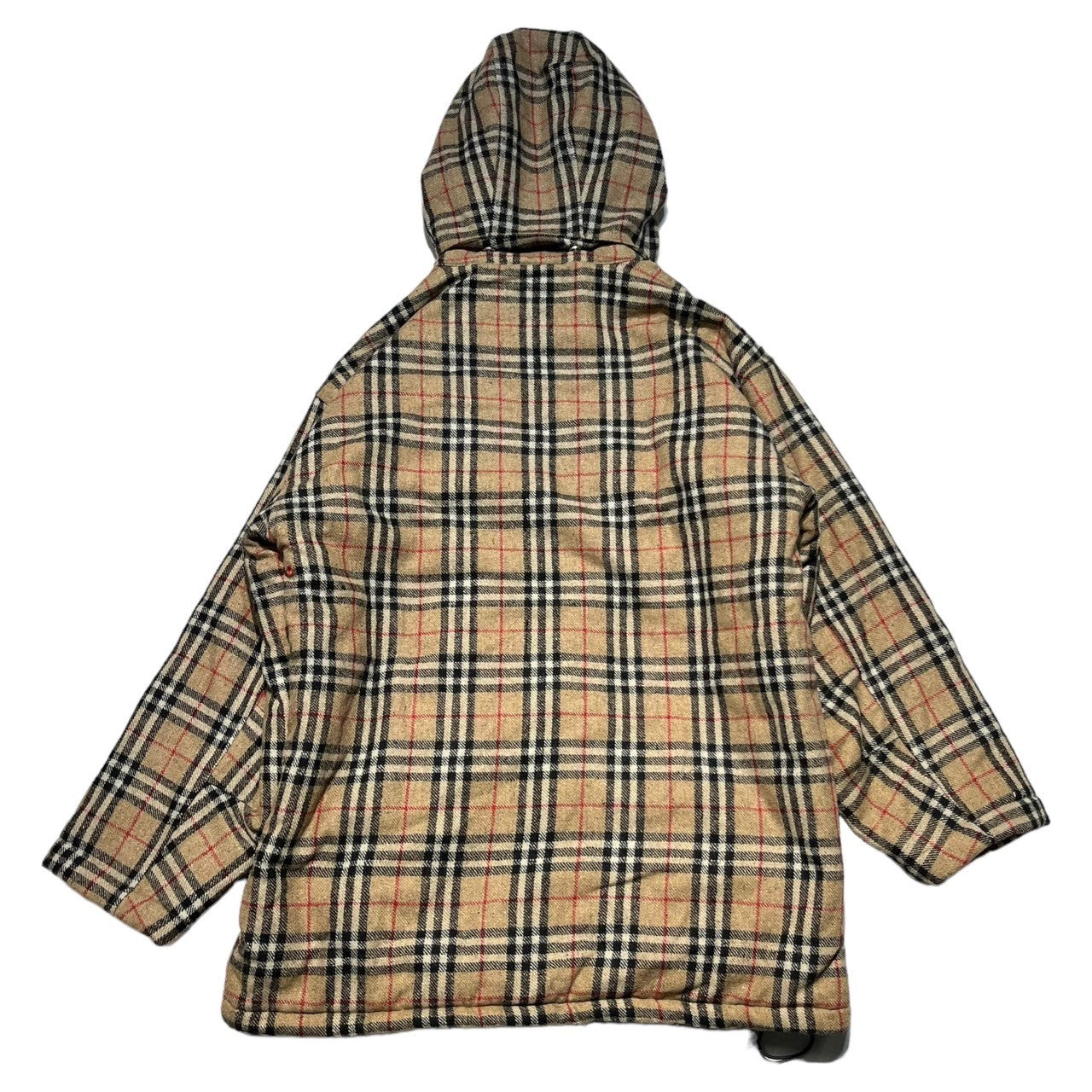 STUSSY(ステューシー) 90's ~ 00's burberry check padded jacket バーバリー チェック 中綿 ジャケット  XL ベージュ OLD ヴィンテージ 90年代～