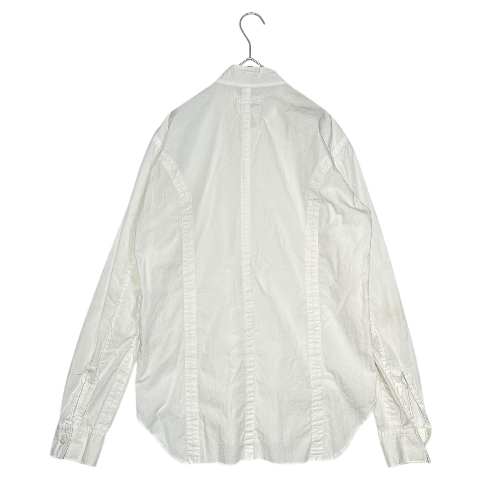 TAKAHIRO MIYASHITA The Soloist.(タカヒロミヤシタザソロイスト) 17AW Jacket Seam L/S Shirt ジャケット シーム 長袖 シャツ 005AW17 46 ホワイト