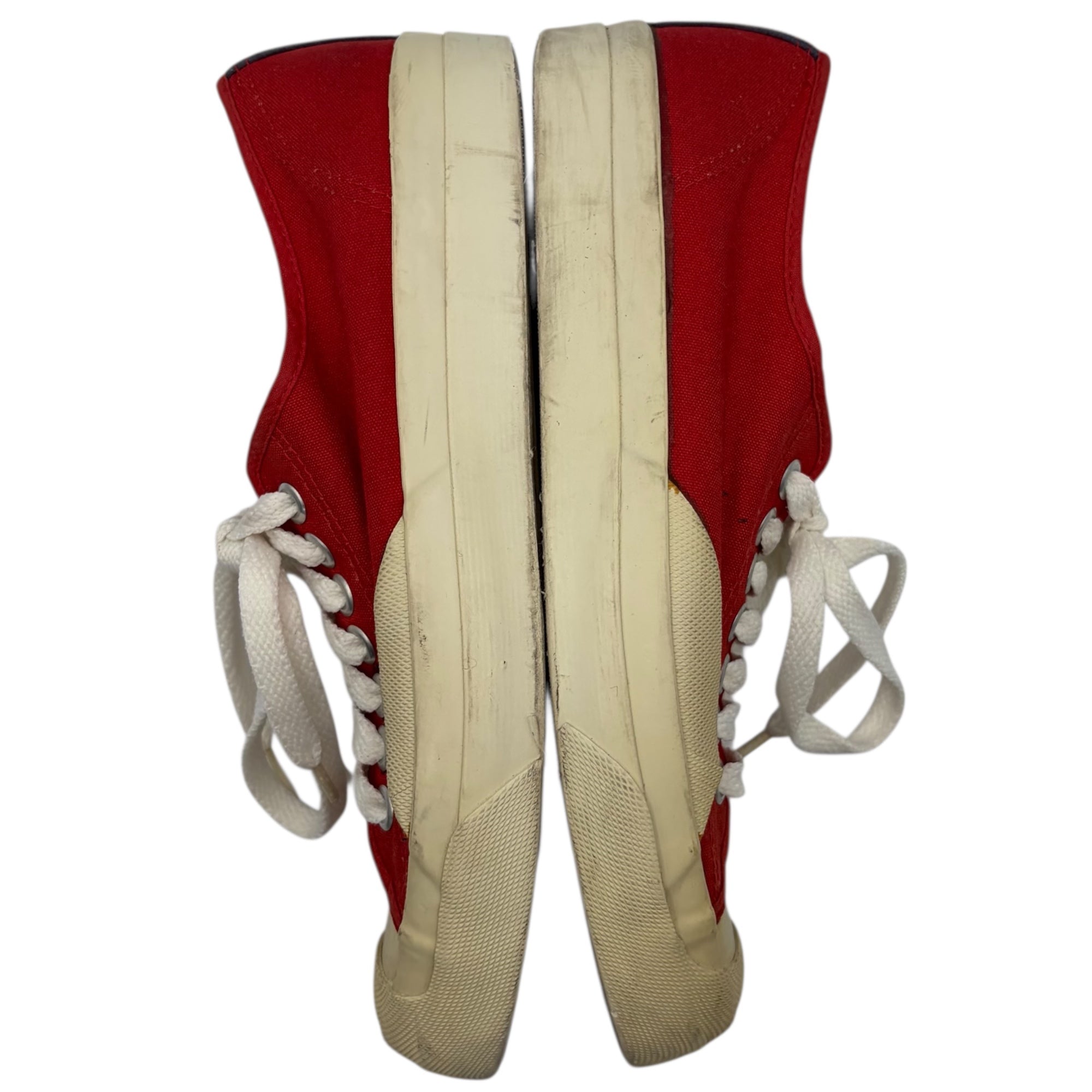UNDER COVER×FINESSE(アンダーカバー×フィネス) 1999 Canvas low-top sneakers キャンバス ローカット スニーカー 23.5cm レッド