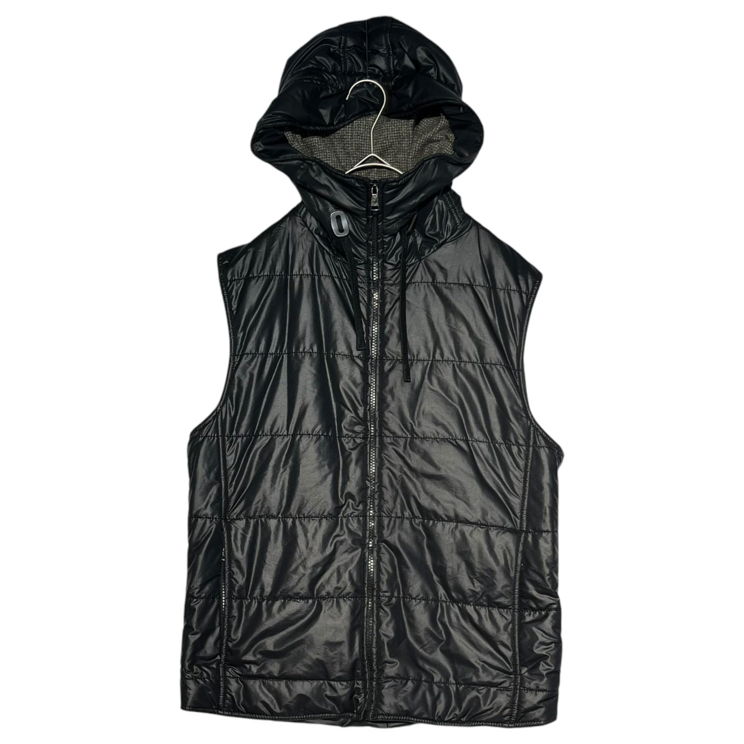 DOLCE&GABBANA(ドルチェ&ガッバーナドルガバ) Hooded padded vest フーデッド 中綿 ベスト G9R56T/G9P09 46 ブラック