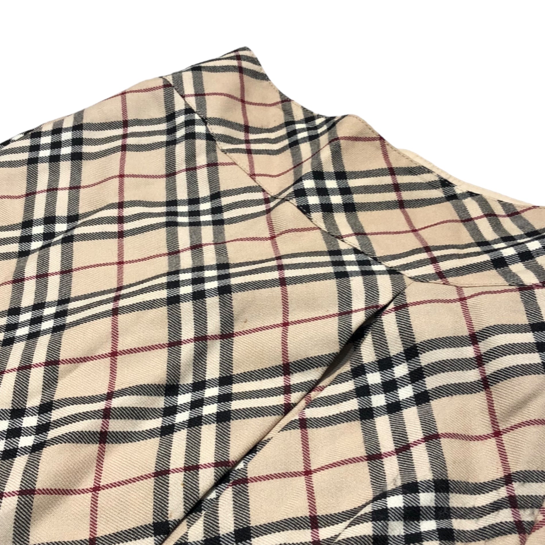 BURBERRY BLUE LABEL(バーバリーブルーレーベル) Nova check flared skirt ノバチェック フレア スカート  FLF37-621 38(M程度) ベージュ