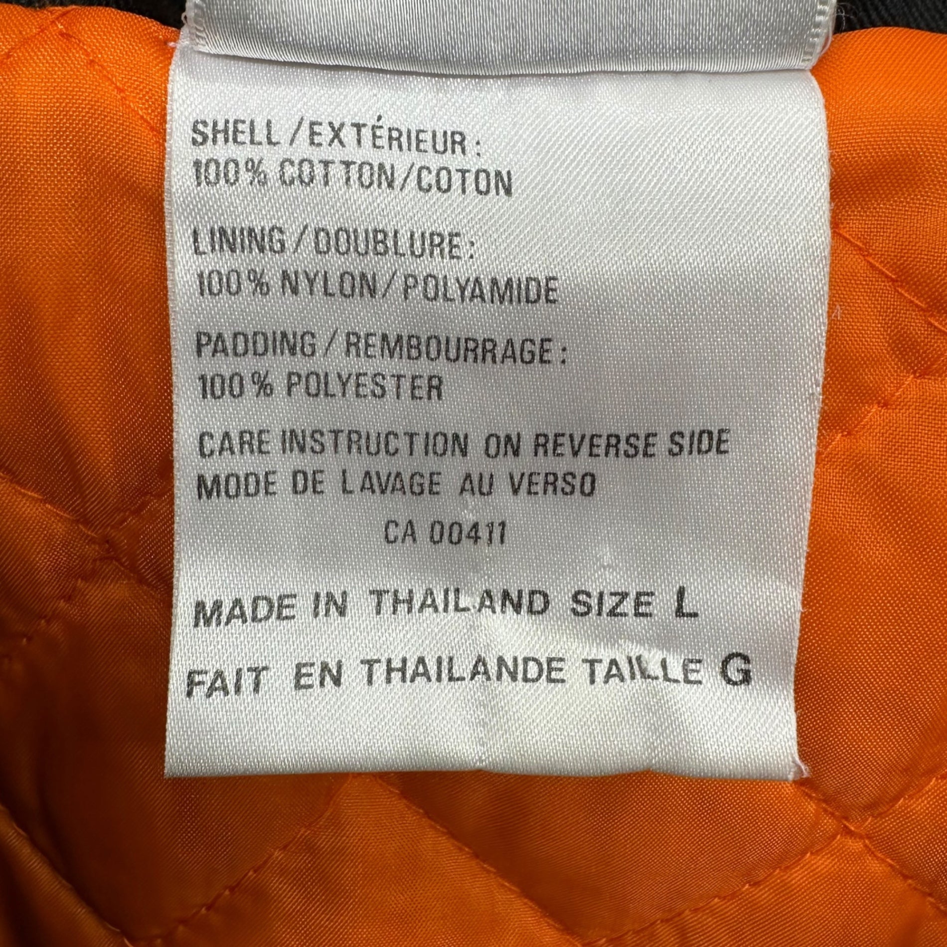 adidas(アディダス) 90's back logo hooded jacket バックロゴ フーデット ジャケット L ブラック×オレンジ 万国旗タグ　90年代