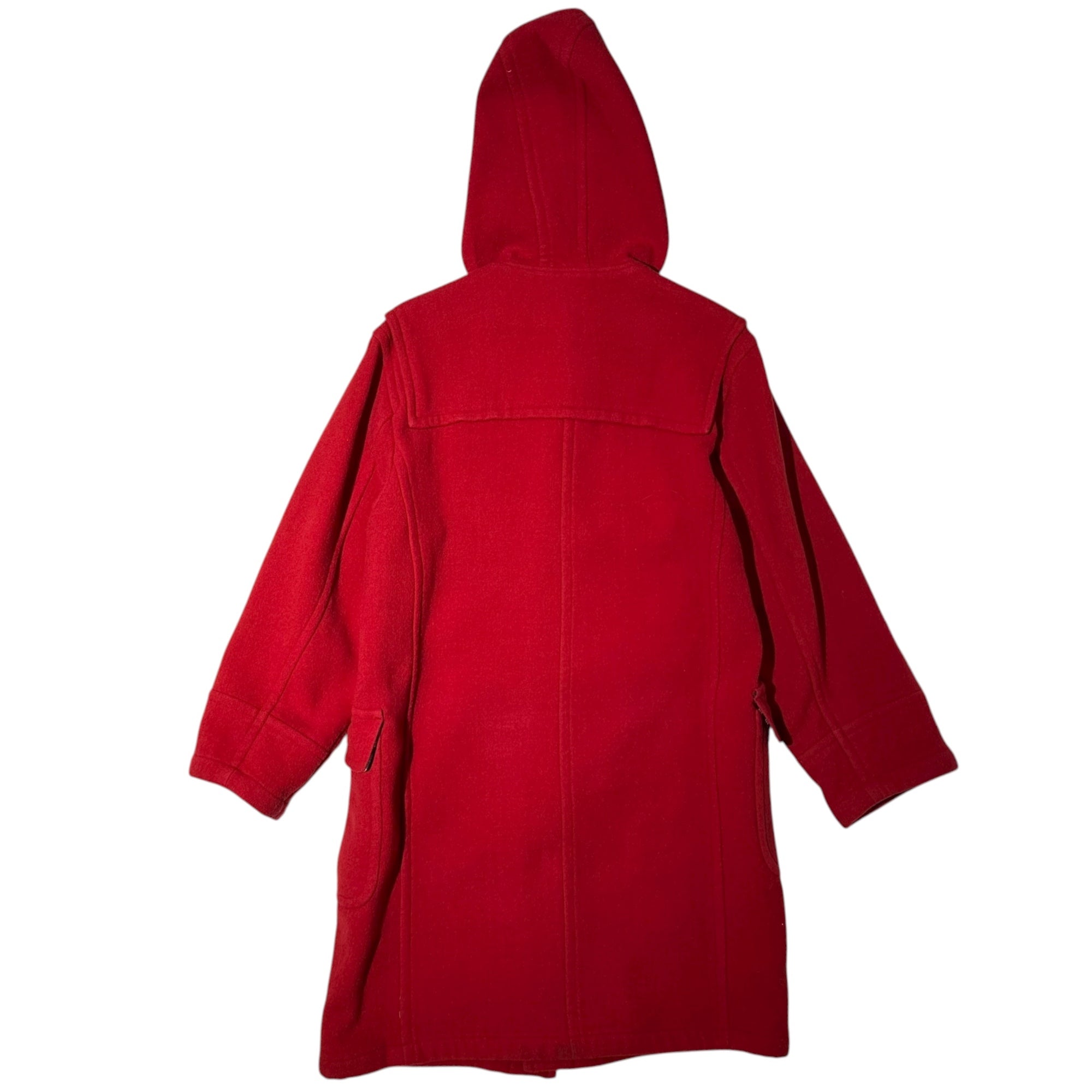 BURBERRY BLUE LABEL(バーバリーブルーレーベル) Old Melton duffle coat オールド メルトン ダッフル コート 38(M程度) レッド
