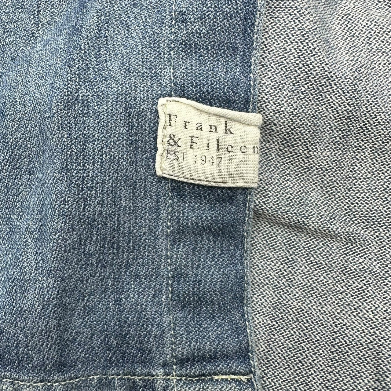 Frank＆Eileen×Ron Herman(フランク&アイリーン×ロンハーマン) skipper denim shirt スキッパー デニム シャツ XS インディゴ