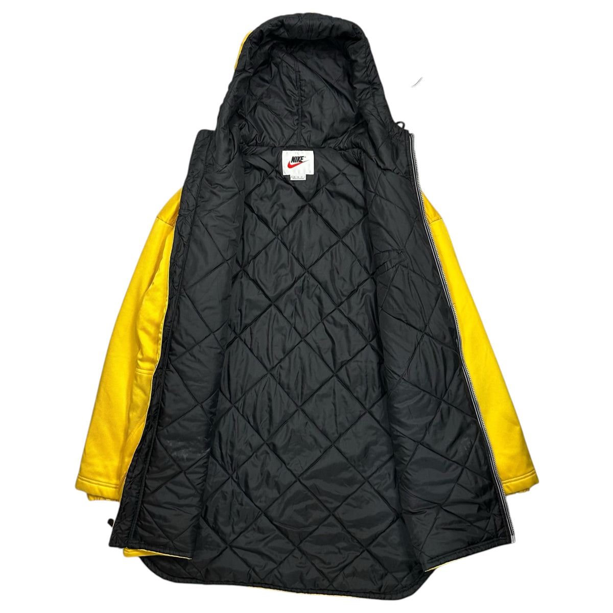 NIKE(ナイキ) 1990's Oversized nylon hooded jacket ビッグサイズ ナイロン フーデッド ジャケット  H7 FHS M イエロー 90年代 ベンチ